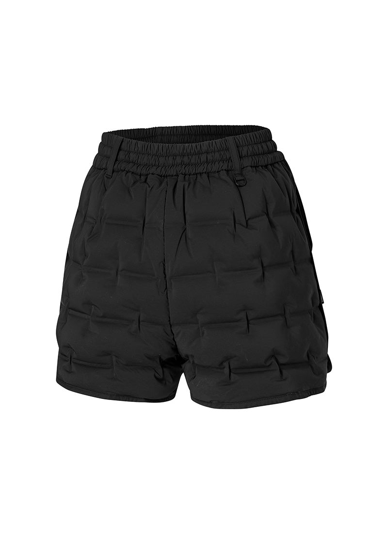 Women's High-Waisted Tube Goose Down Banding Shorts - Warm Winter Thermal Underwear for Skiing, Running & Outdoor Activities