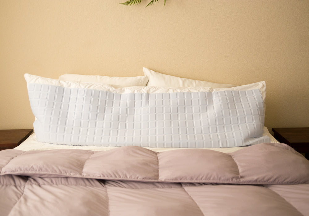 Cooling Gel Body Pillow Cover by Pillowtex - Ultra Soft & Breathable for Hot Sleepers - Perfect for Side Sleepers, Pregnancy Support & Relaxation