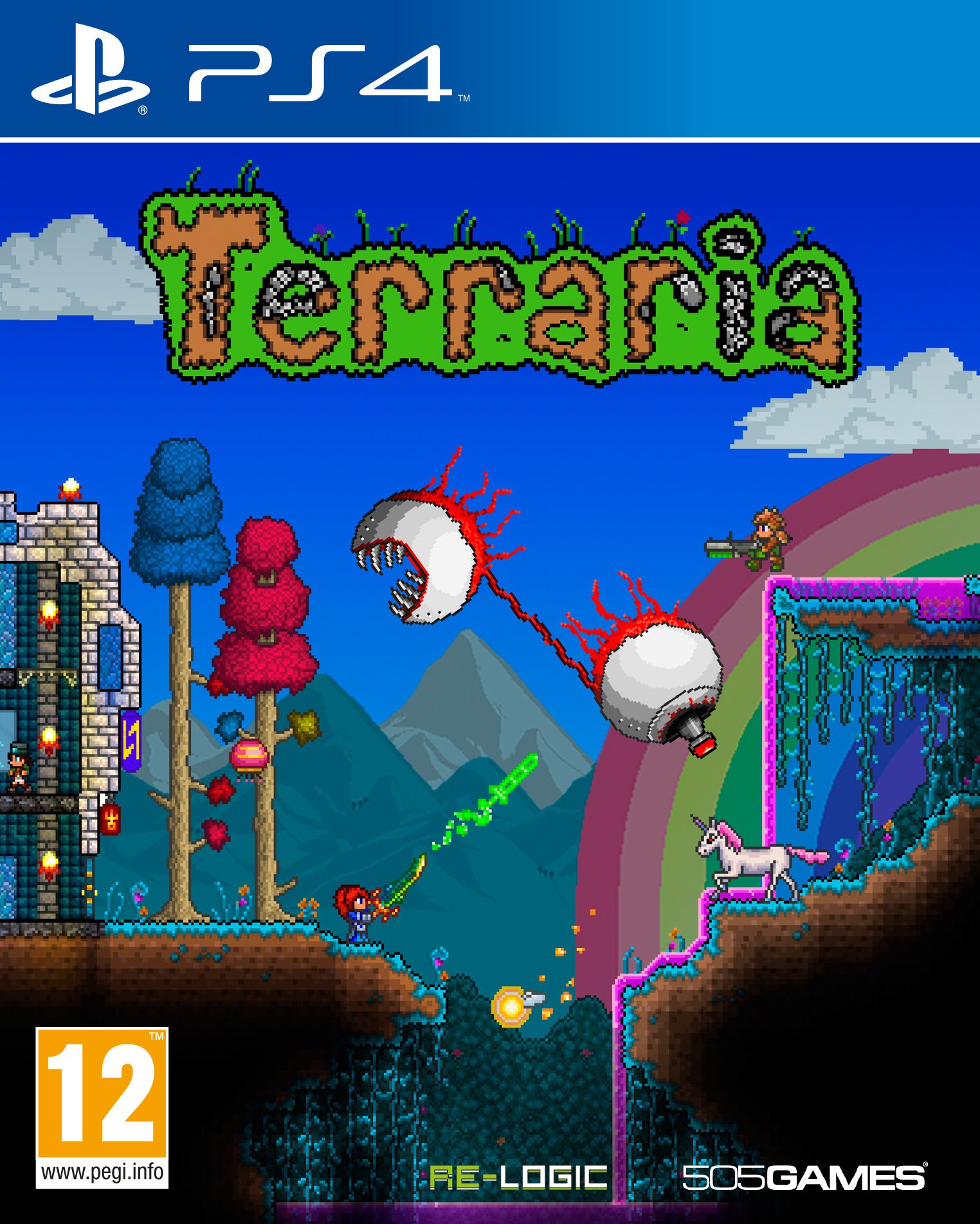 Terraria - Open World Adventure Game for PlayStation 4 | Sandbox Survival & Building Game | Perfect for Multiplayer Gaming & Creative Exploration