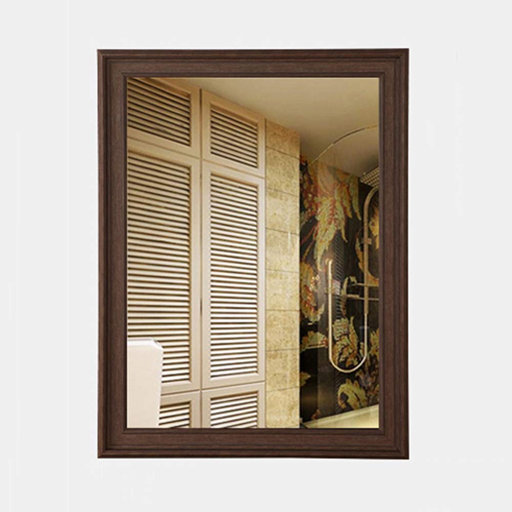 LED Bathroom Mirror with Touch Sensor - Waterproof Wall-Mounted Makeup Mirror for Vanity Dressing (Blue, Walnut, Oak White) | Perfect for Bathroom, Bedroom & Makeup Area