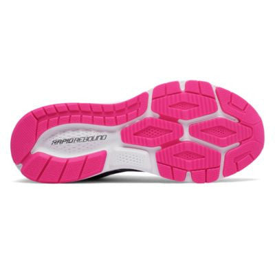 New Balance Grey/Pink Vazee Rush v2 Kids Running Shoes - Lightweight Athletic Sneakers for Boys & Girls - Perfect for School, Sports & Daily Activities