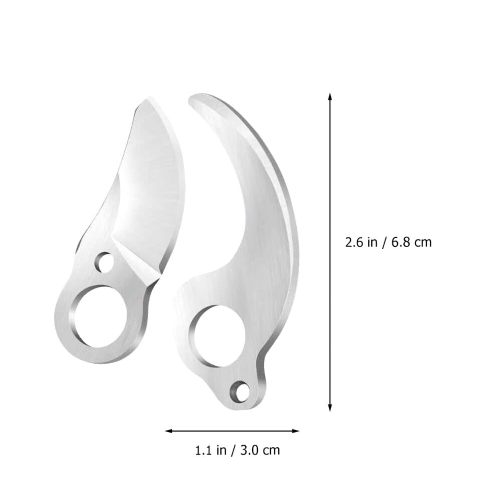 Cordless Electric Trimmer & Pruning Shears Set - 2 Pcs Replacement Blades for Gardening Tools | Perfect for Landscaping, Hedge Trimming & DIY Garden Care