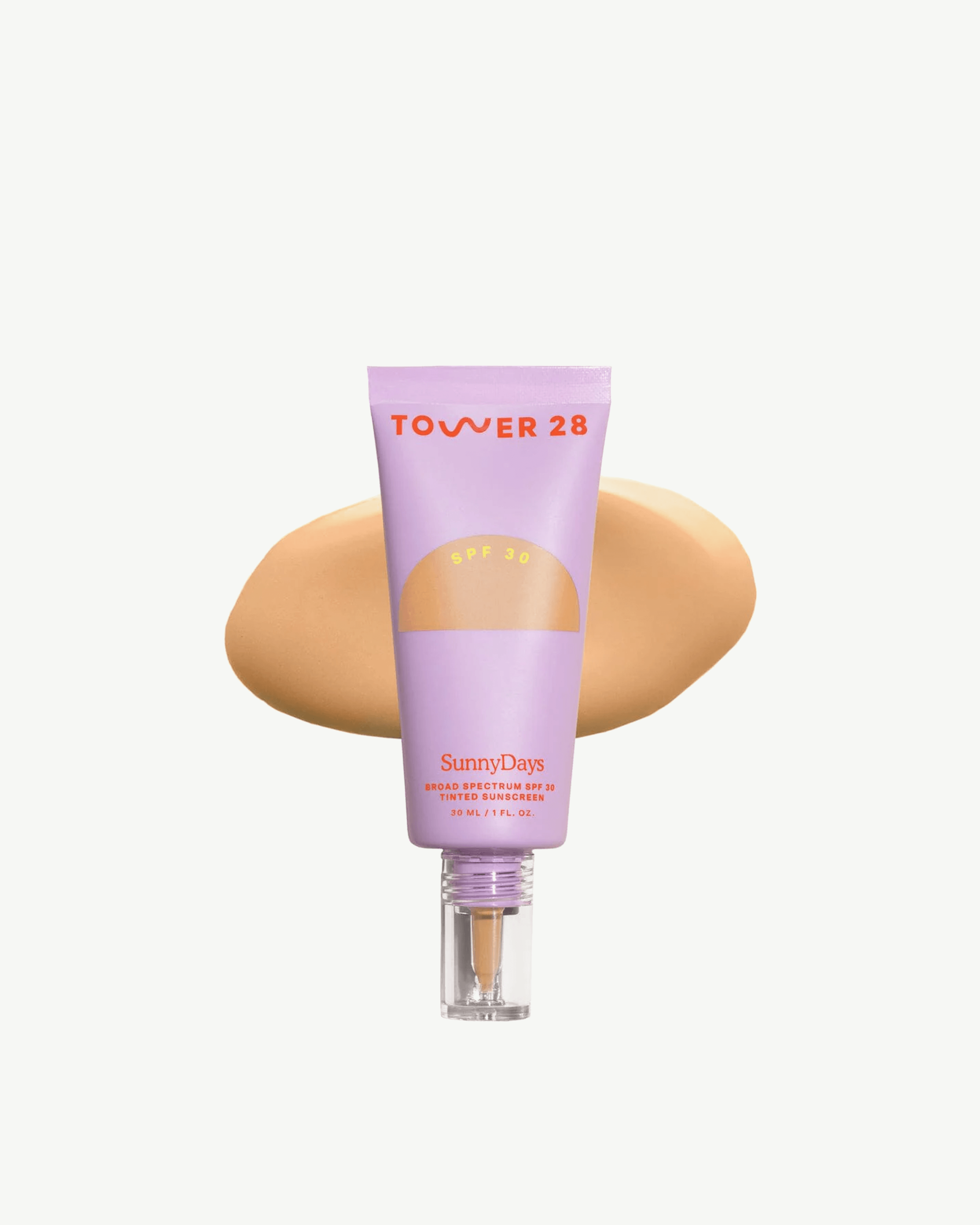 SunnyDays Tinted SPF 30 Sunscreen Foundation - Lightweight Mineral Makeup with Broad Spectrum Protection for Daily Wear & Outdoor Activities