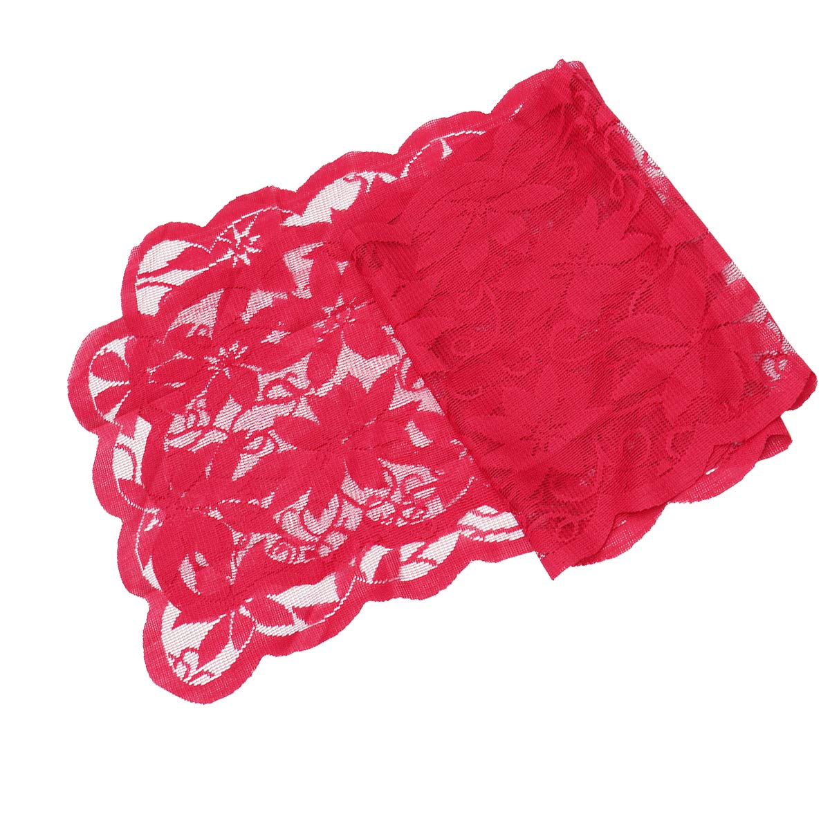 ABOOFAN Christmas Table Runner - Lace Holiday Fireplace Scarf with Poinsettia Design for Dining Table, Wedding Banquet, and Party Decorations | Perfect for Christmas, Thanksgiving, and Winter Home Decor