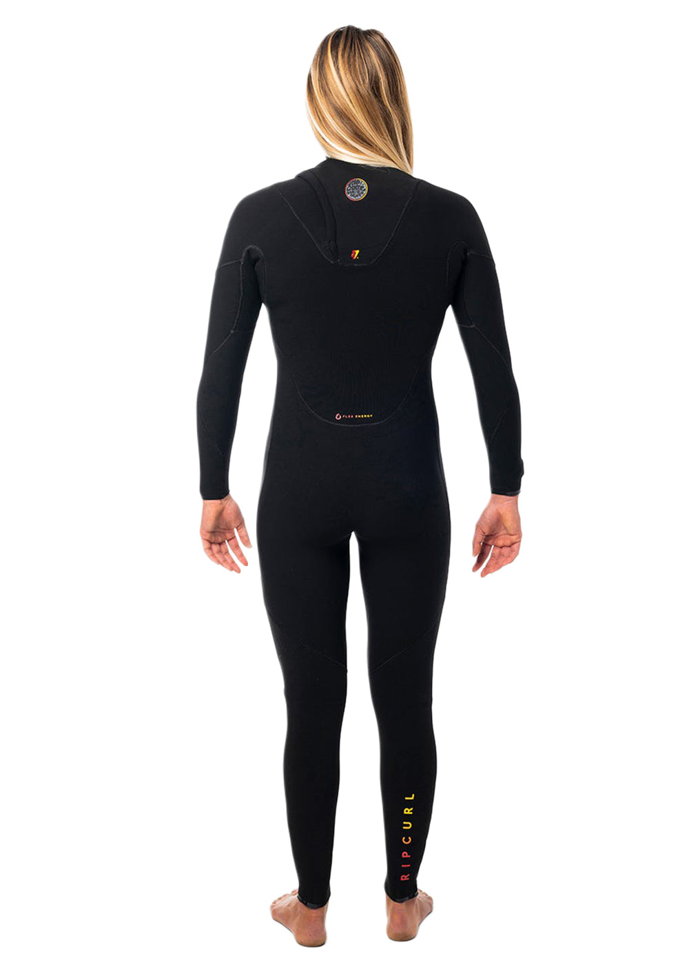 Rip Curl Women's F Bomb Heatseeker 4/3mm GB Zip Free Steamer Wetsuit - Premium Thermal Surfing Suit for Cold Water Surfing & Diving