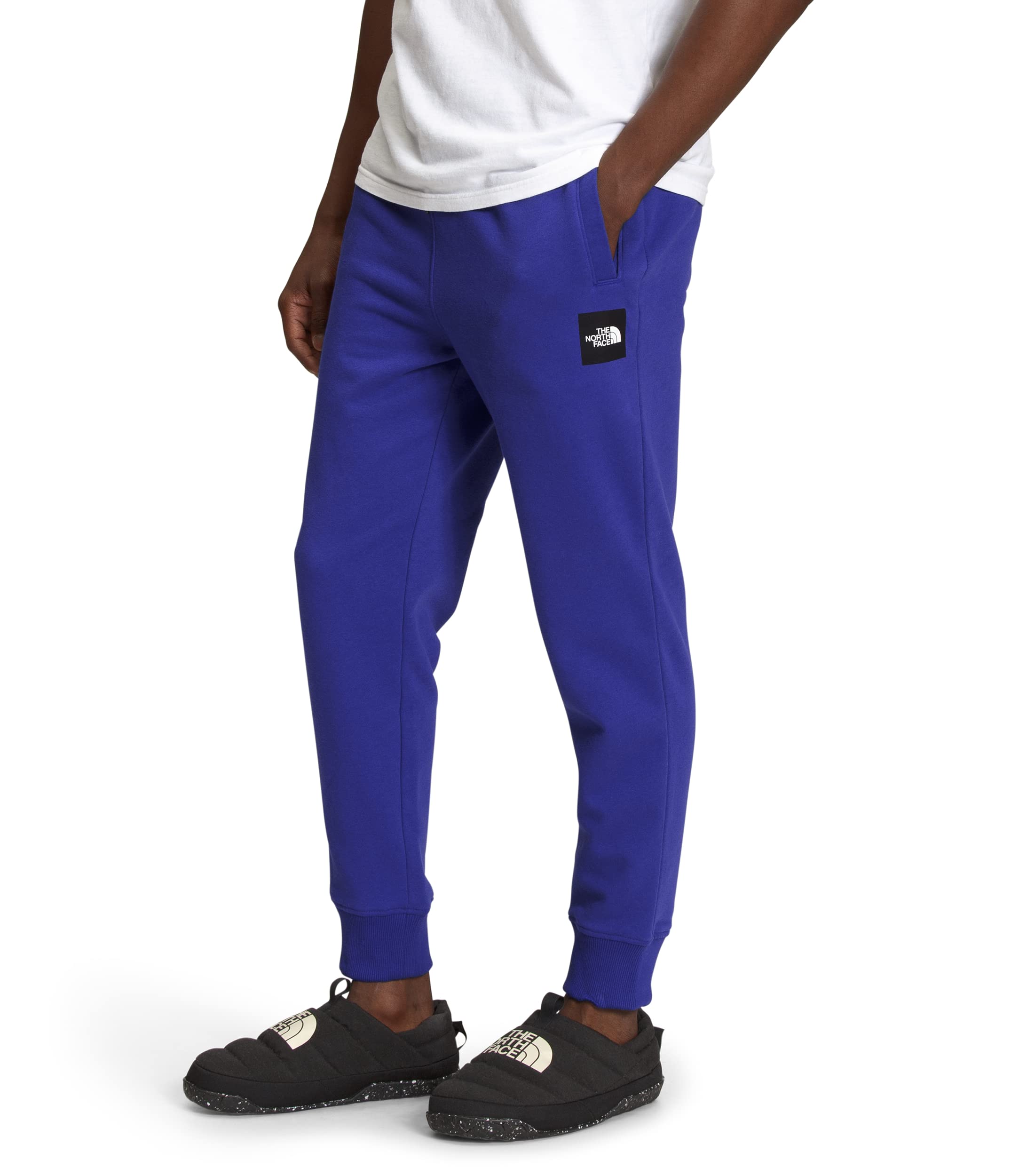 The North Face Box NSE Joggers for Men - Comfortable Running Pants with Stretch Fabric & Zippered Pockets - Perfect for Gym, Hiking & Casual Wear