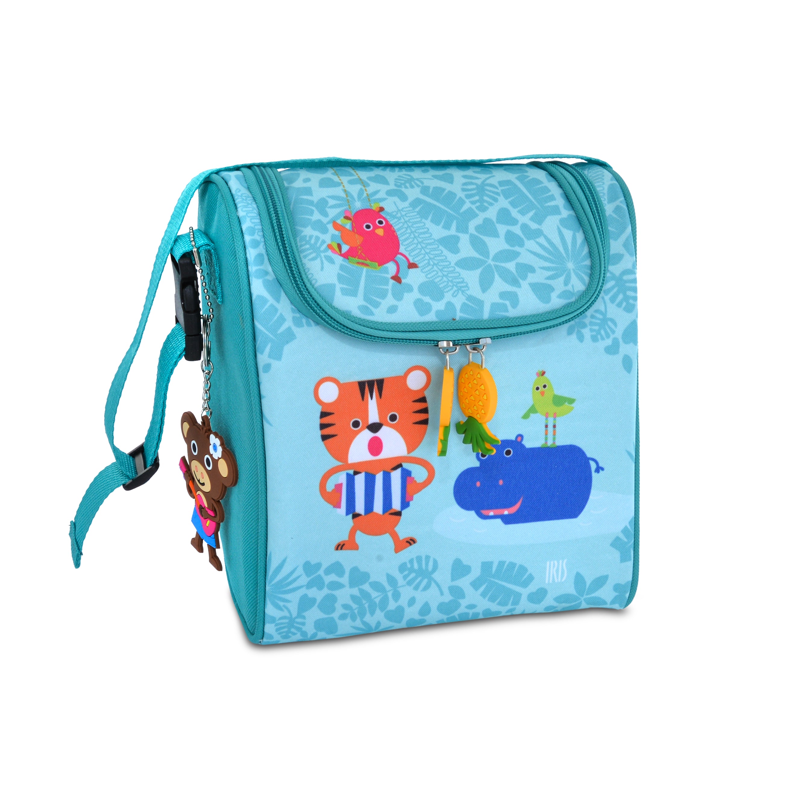 Funny Jungle Mint Baby Snack Bag - Healthy Organic Toddler Treats for On-the-Go, School & Travel Snacking