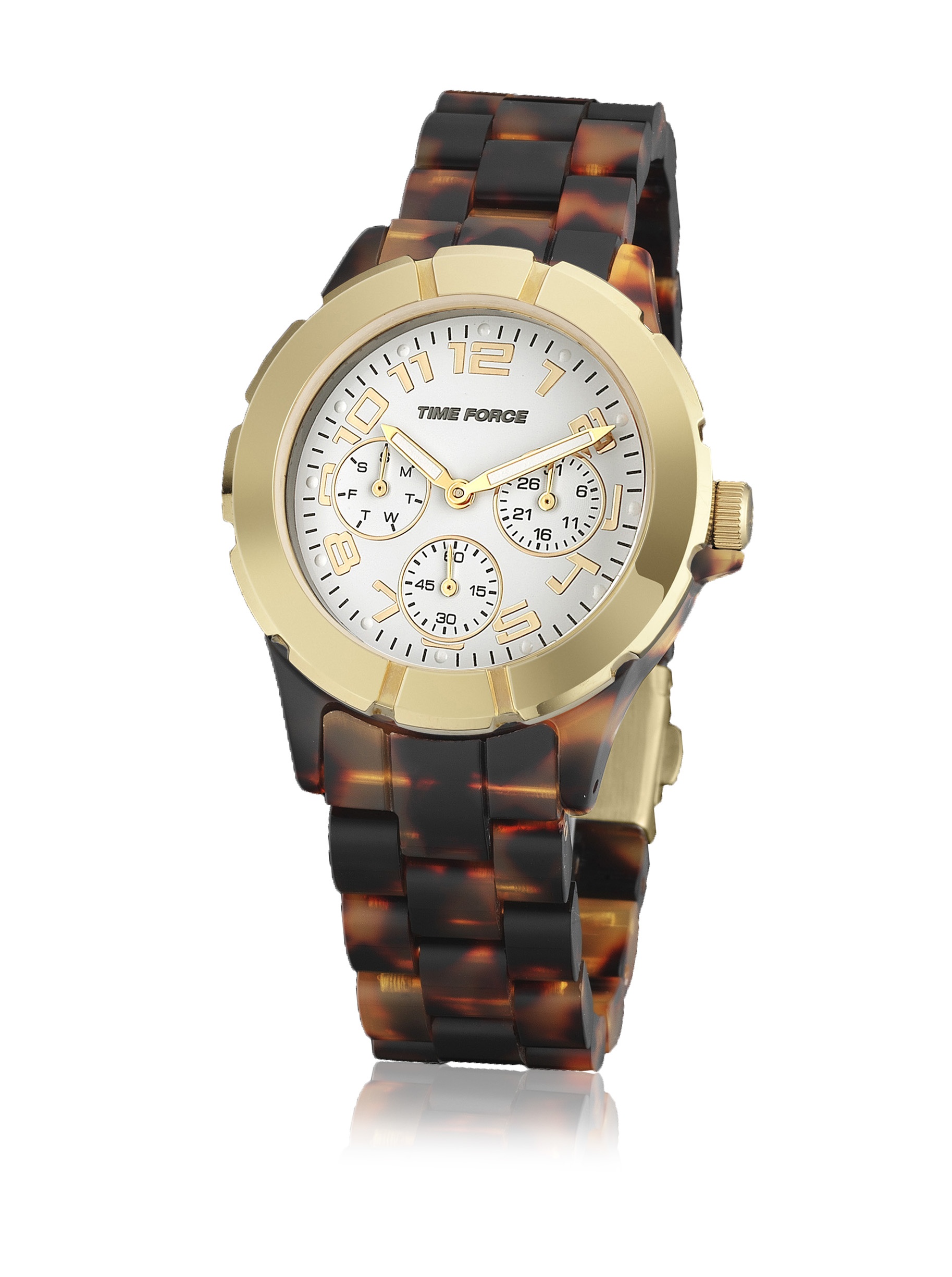 Time Force TF4175L14 Women's Quartz Watch with Stainless Steel Bracelet - Elegant & Durable for Office, Party & Everyday Wear