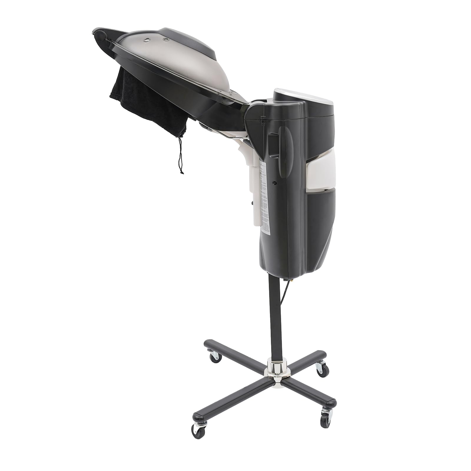 700W Professional Salon Hair Steamer with Micro Mist & 7-Color LED Lights - Hooded Standing Hair Dryer for Hair Coloring, Oil Treatment, Baking & Repair | Perfect for Salons, Home Use & Hair Care Treatments (Black)