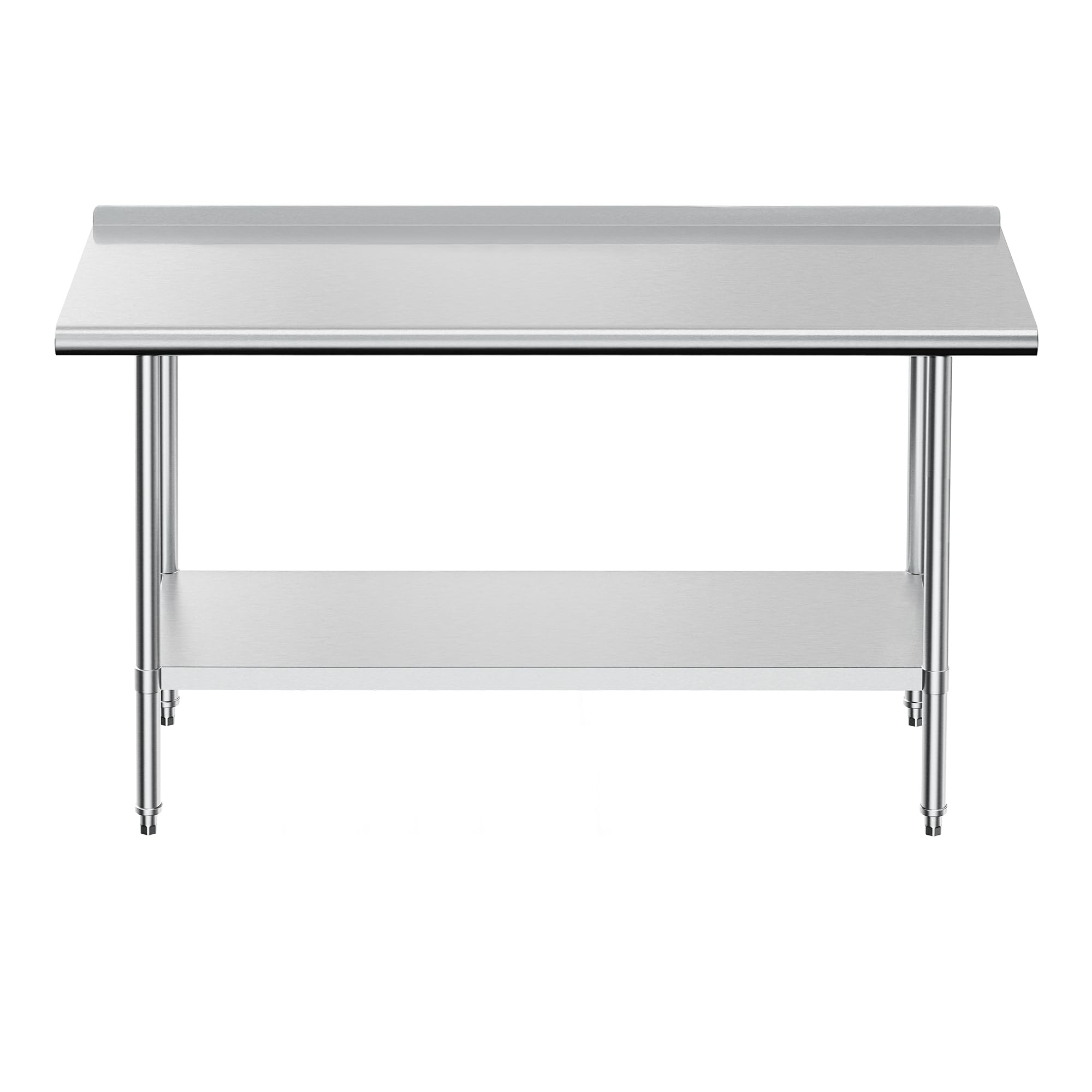 Stainless Steel Commercial Work Table with Backsplash - 24