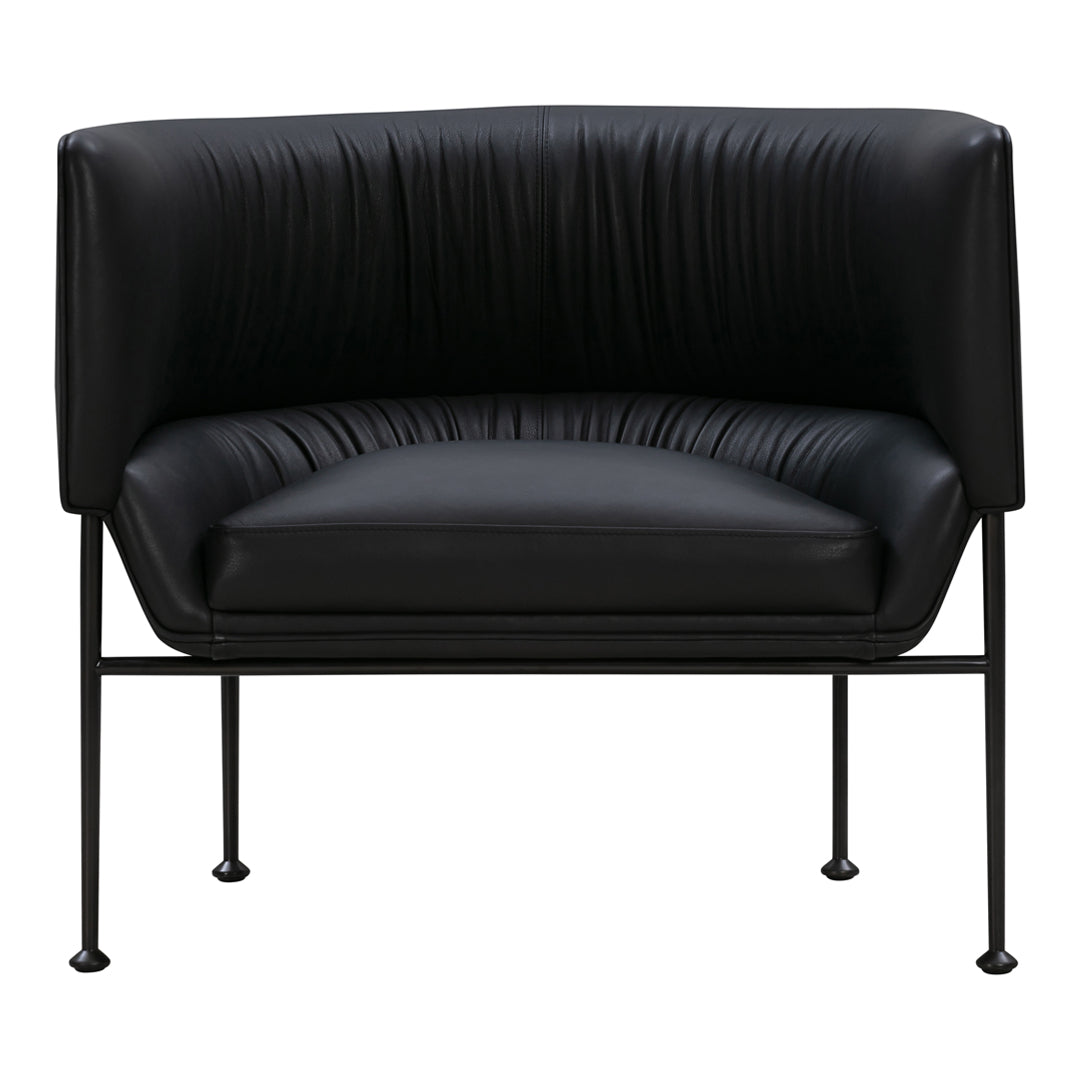Modern Accent Chair - Mid Century Lounge Chair with Wooden Legs for Living Room, Bedroom, or Office - Comfortable Reading Chair with Soft Cushions and Ergonomic Design - Perfect for Relaxing, Napping, or Working from Home