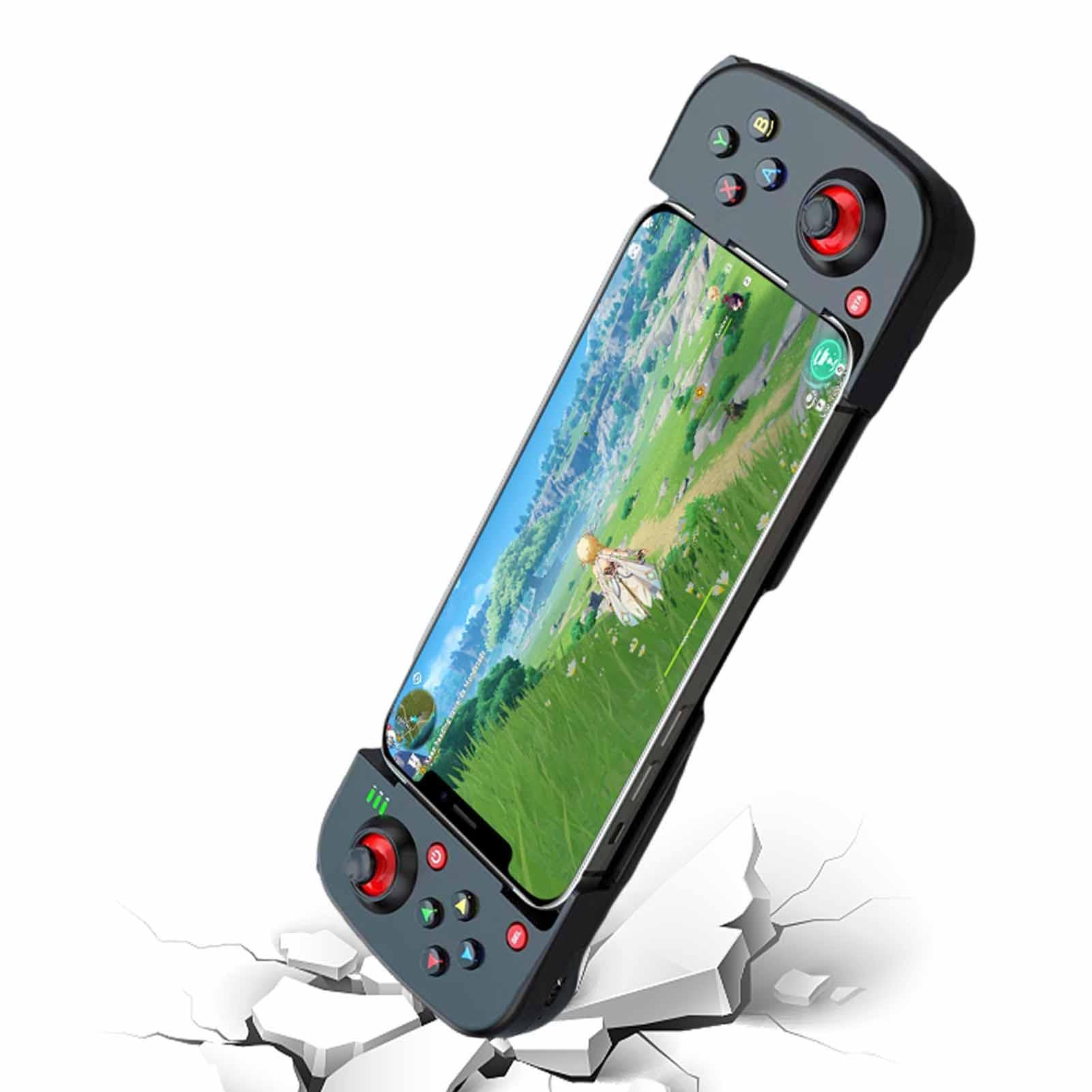 Eayoly Adjustable Mobile Game Controller & Grip for iPhone - Compatible with iOS Gaming, Perfect for PUBG, Fortnite & Call of Duty Mobile - Ergonomic Design for Enhanced Gaming Experience