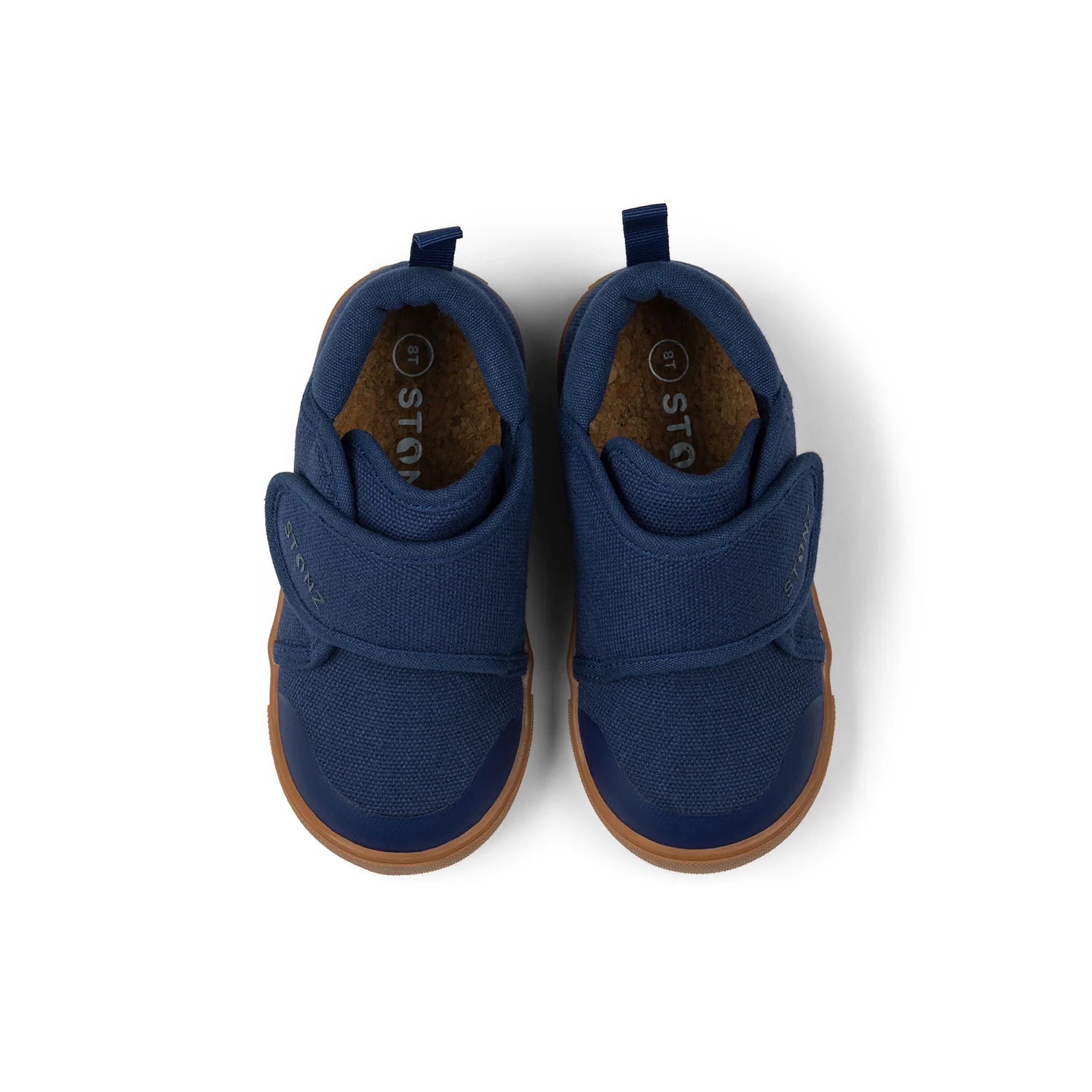 Stonz Navy Cruiser Natural Toddler Shoes - Waterproof & Lightweight for Outdoor Play, Walking & Everyday Comfort