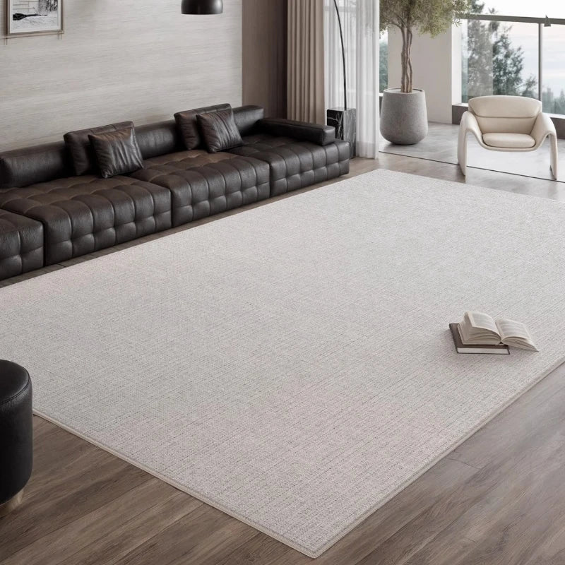 Saylor Minimalist Waterproof Spillproof Living Room Rug - Non-Slip Soft Area Rug for Home Decor, Perfect for Living Room, Bedroom, and Nursery - Easy to Clean and Durable for High Traffic Areas