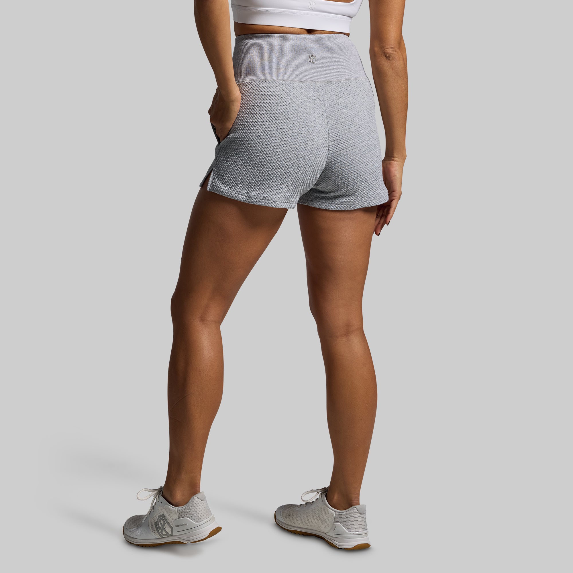 Women's Revive Cloud Short Set - Soft & Comfortable Lounge Wear (Paloma Grey) | Perfect for Yoga, Running, and Relaxing at Home