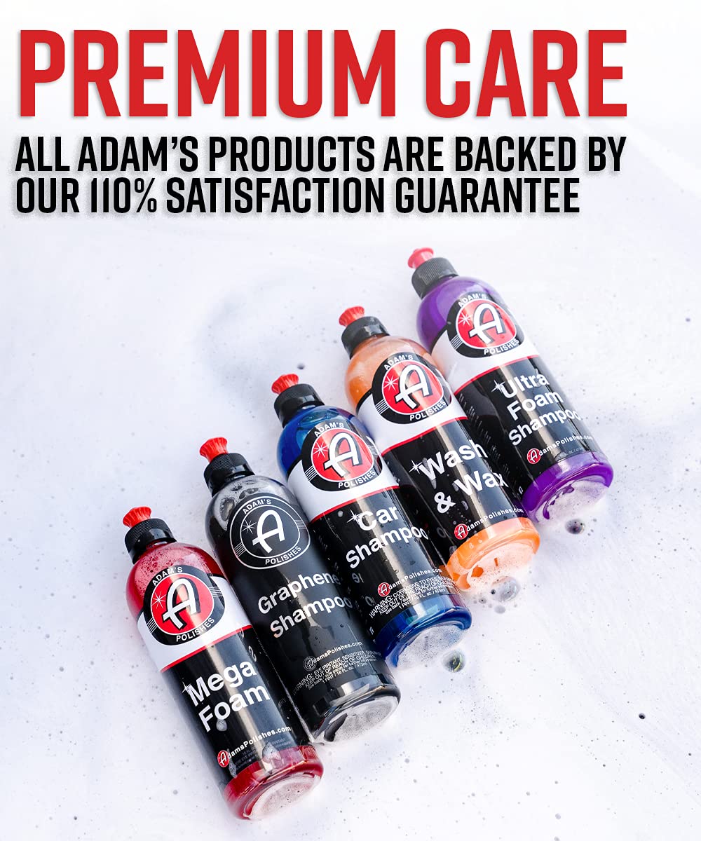 Adam's Polishes Mega Foam Car Wash Bundle - pH Balanced Car Wash Soap for Foam Cannon, Pressure Washer & Foam Gun | Concentrated Auto Detailing Detergent | Safe for Wax & Ceramic Coatings | Perfect for Deep Cleaning, Detailing & Maintaining Your Vehicle's Shine