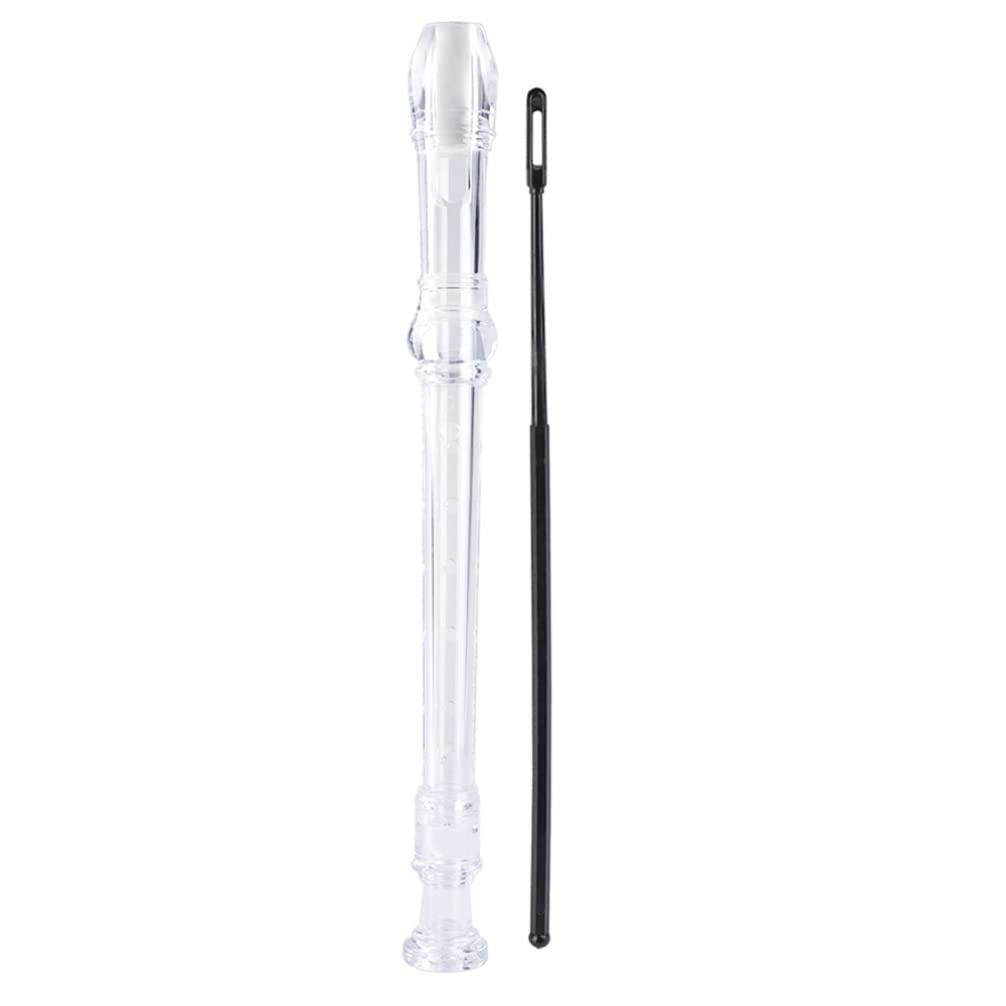 Milisten 8 Hole Soprano G Key Flute Recorder for Kids & Adults - Beginner Woodwind Instrument with Cleaning Rod & Instruction Manual - Perfect for Music Lessons, School Bands & Home Practice