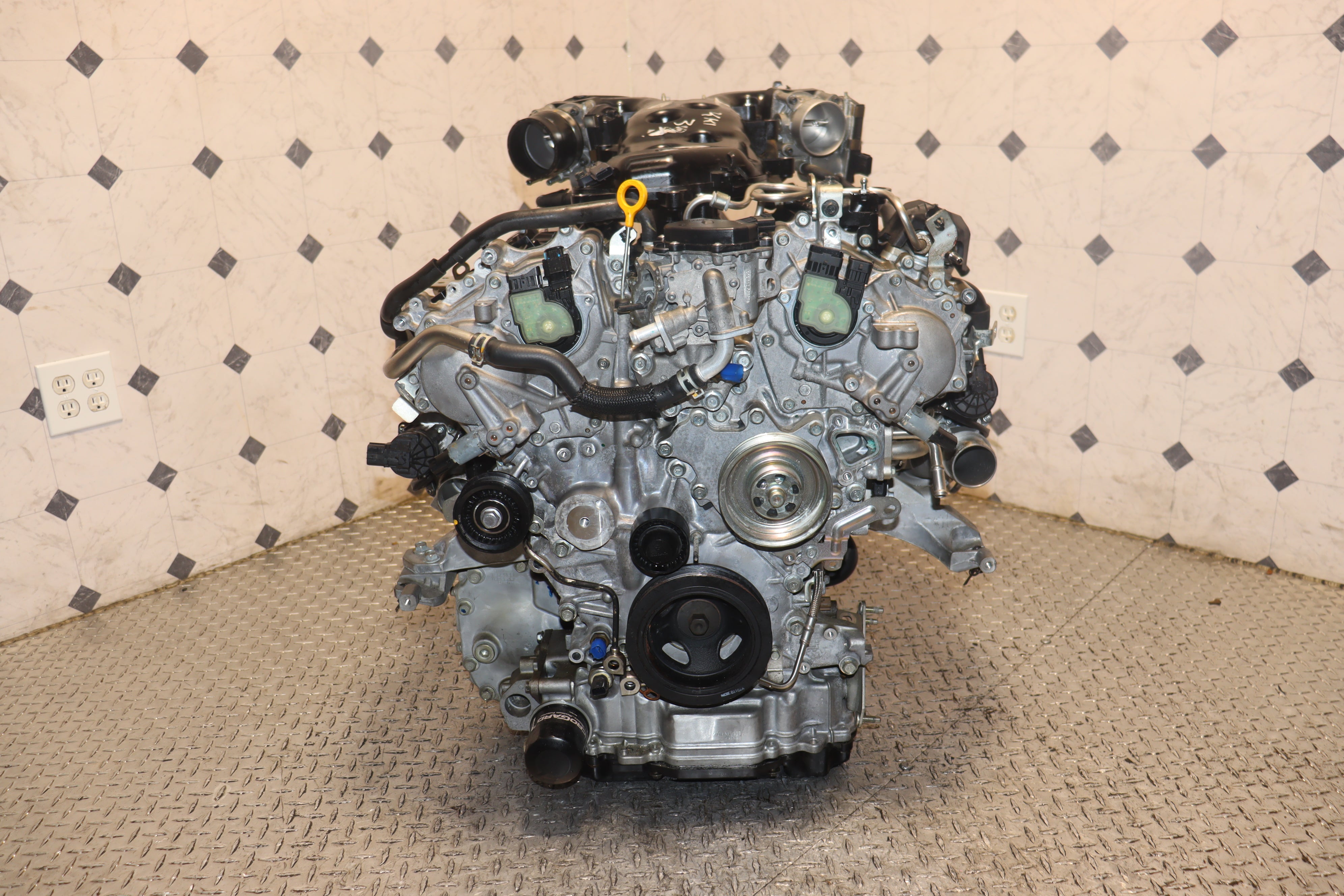 JDM VR30DDTT 3.0L Twin Turbo Engine for 2017-2021 Infiniti Q50 Q60 RWD | 300HP Performance Motor | Perfect for Engine Replacement & Performance Upgrades