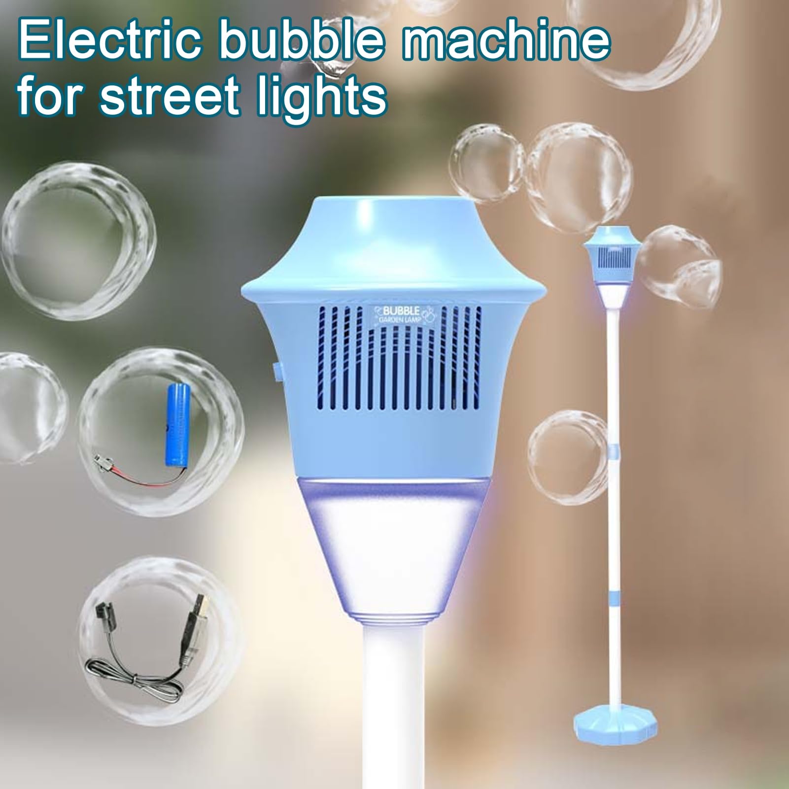 LED Bubble Machine with Music, 47