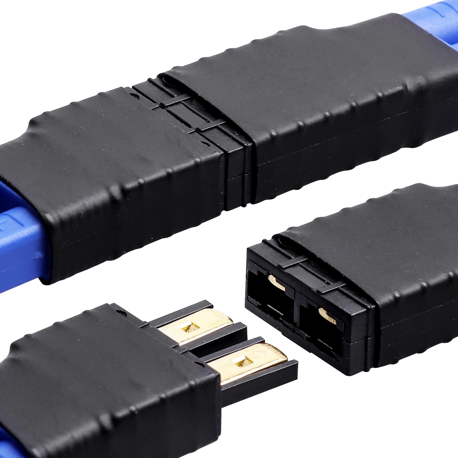 Hobbypark RC Battery Adapter Connector - TRX to EC3 Plug for Traxxas Slash, Rustler, Stampede, Bandit & E-Revo - Compatible with RC Cars, Trucks & Off-Road Vehicles - Perfect for Racing, Bashing & Upgrading Your RC Models