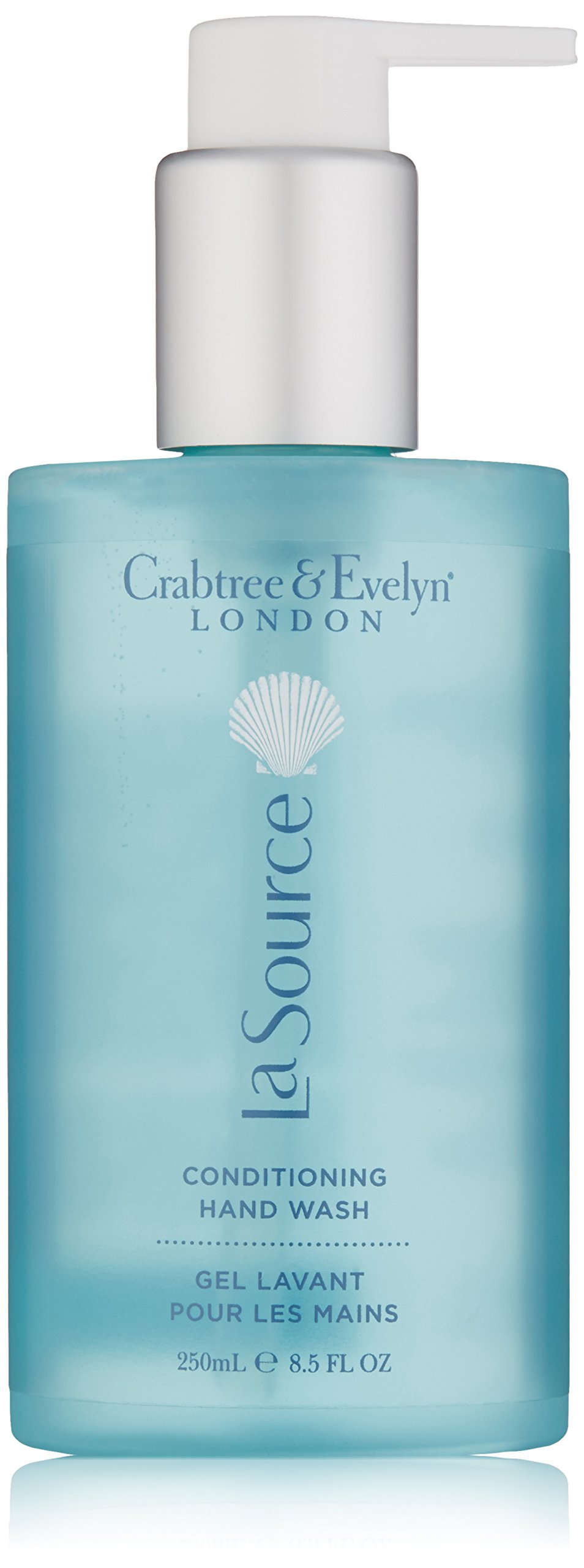 Crabtree & Evelyn La Source Moisturizing Hand Wash - 8.5 Fl Oz - Hydrating & Nourishing Liquid Soap for Soft Skin - Perfect for Bathroom, Kitchen & Guest Washroom