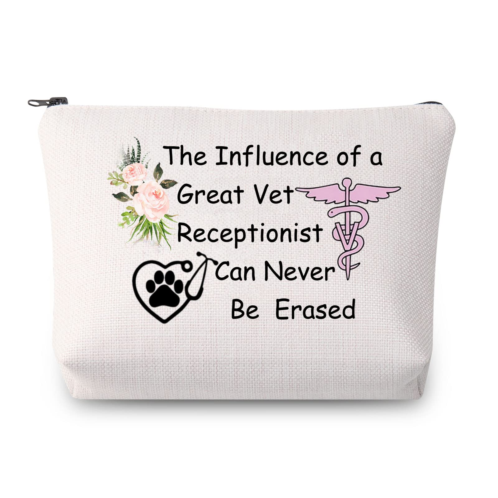 Waterproof Cosmetic Bag for Travel & Toiletry - Perfect Gift for Vet Receptionist, Veterinary Assistant & Nurse - Ideal for Work, Travel & Daily Use