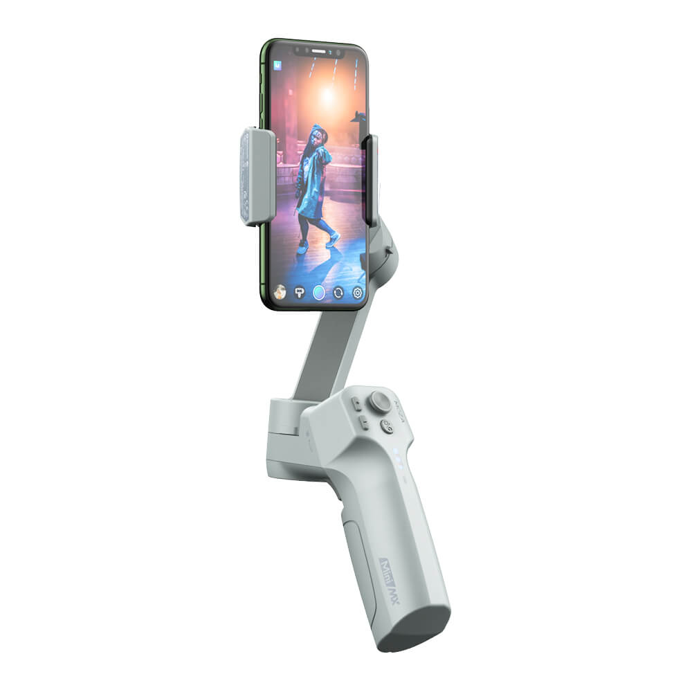 Mini MX Ultra Compact Folding Handheld Stabilizer for Smartphones - Lightweight Camera Gimbal for Vlogging, Travel & Action Shots | Clearance Sale