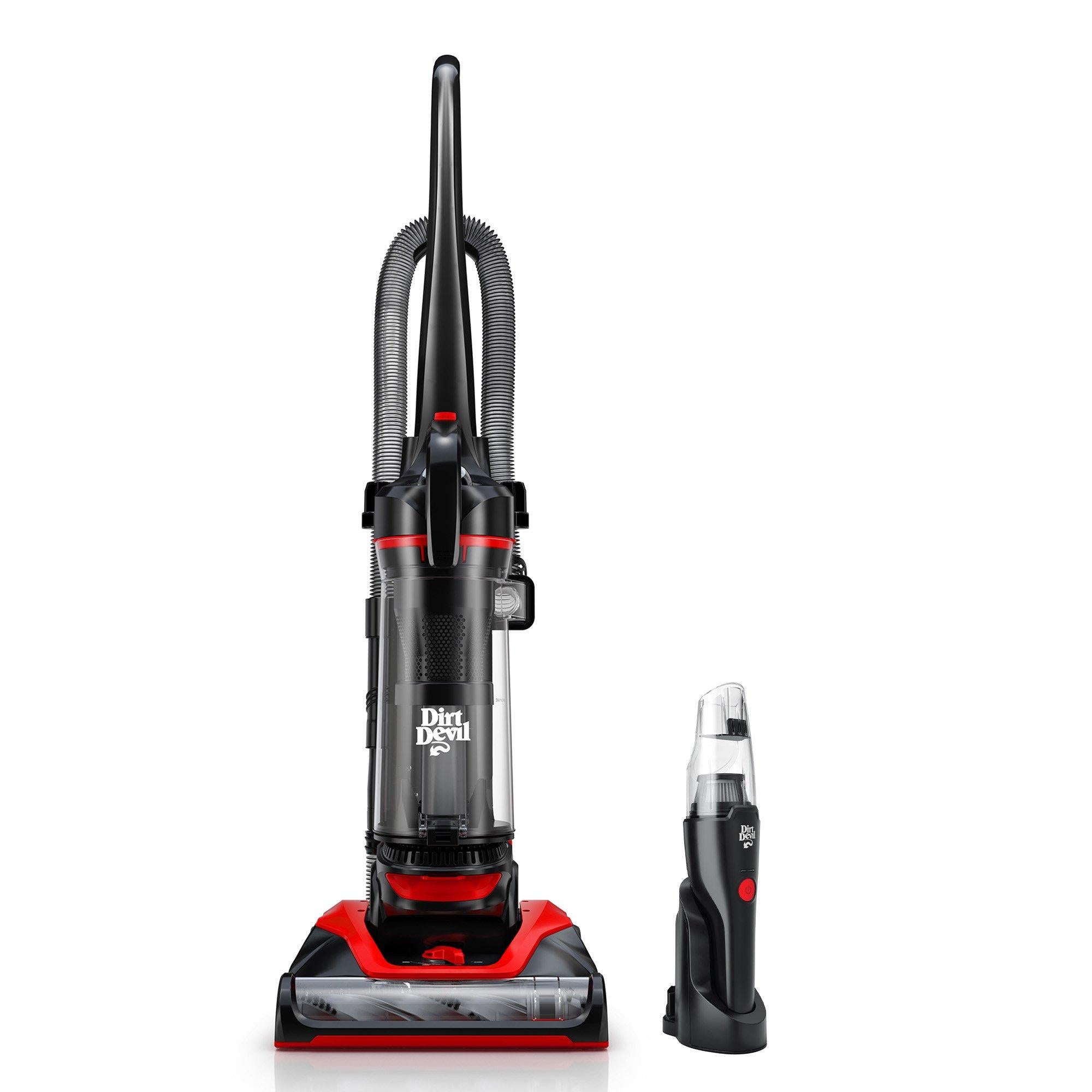 Multi-Surface Extended Reach Cordless Hand Vacuum Cleaner - Upright & Grab & Go Bundle for Car, Home, and Pet Hair Cleaning