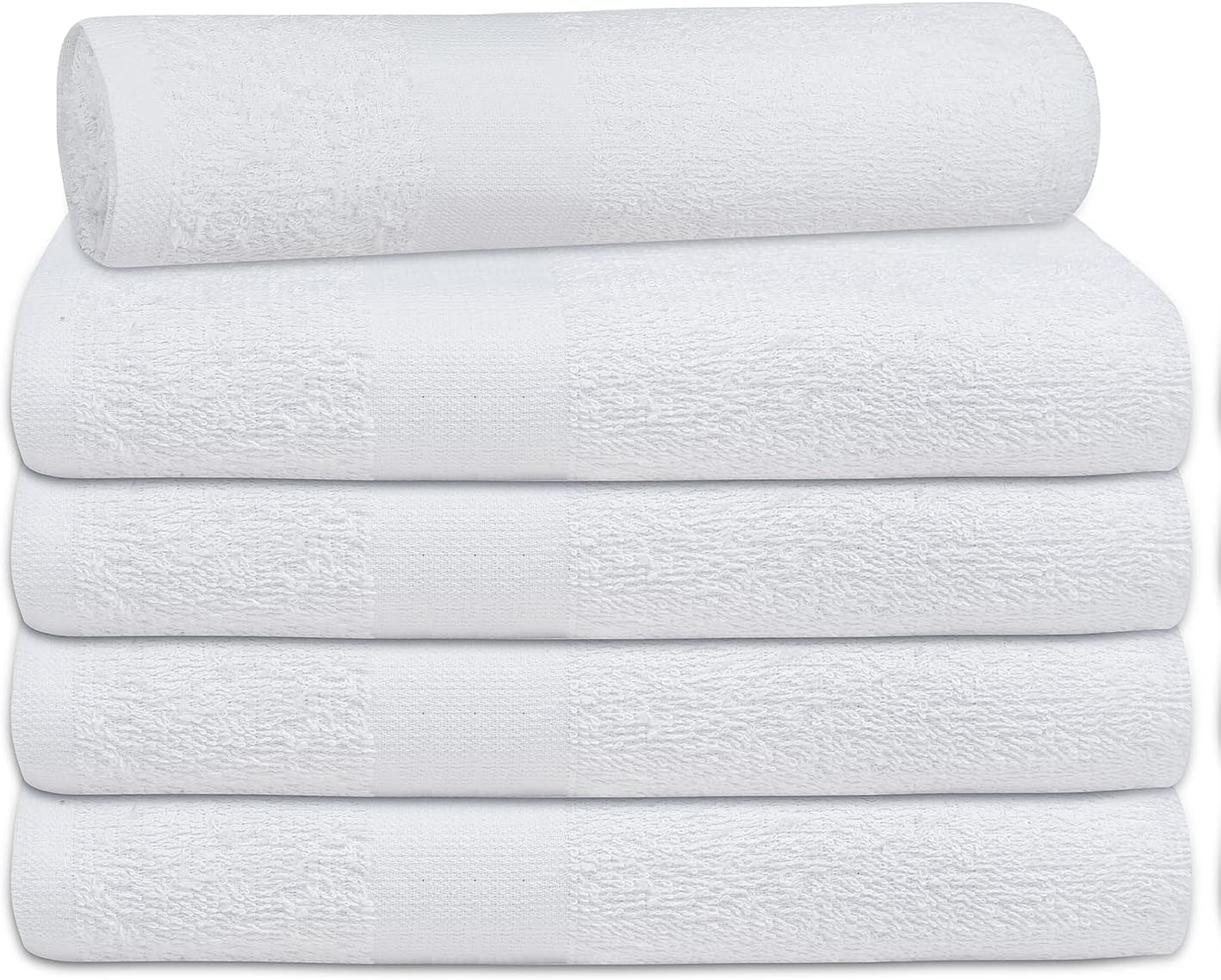 Premium 100% Cotton Bath Towel Set of 60 - 500 GSM Ultra Soft & Absorbent Large Towels (24
