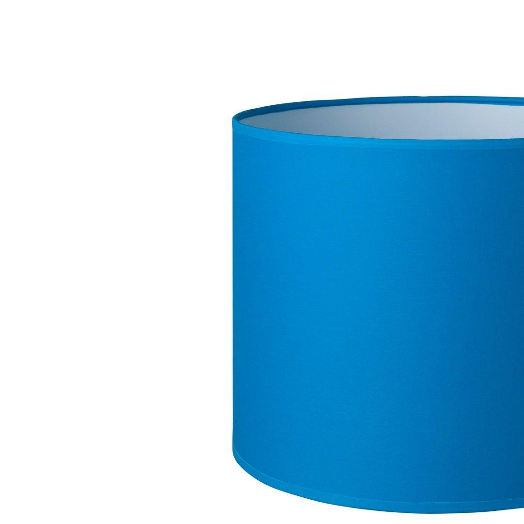 14.16.12 Tapered Lamp Shade C1 Sky Blue - Classic Fabric Drum Lamp Shade for Table Lamps, Floor Lamps & Chandeliers - Perfect for Living Room, Bedroom & Office Decor