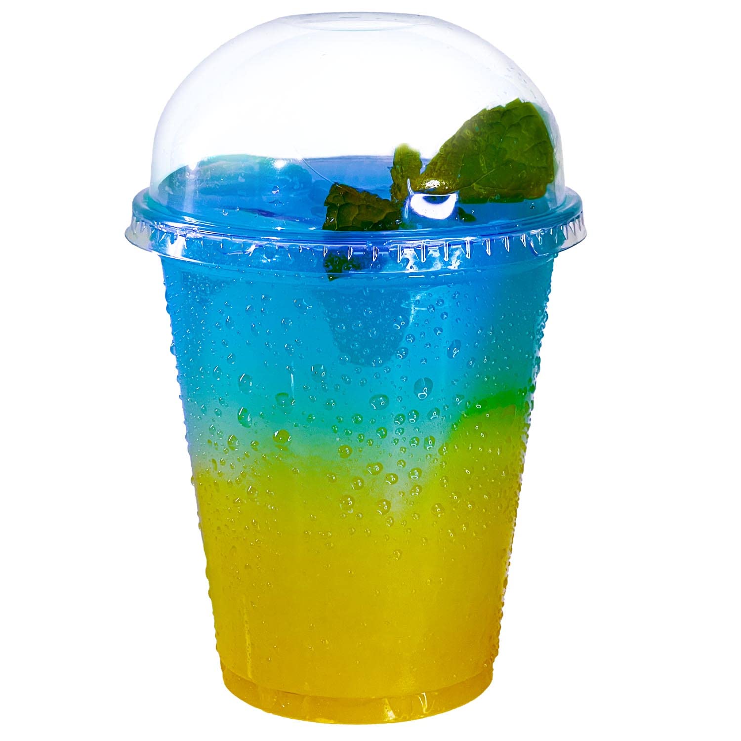 1000 Pack 12 oz Clear Plastic Disposable Cups with Dome Lids - Iced Coffee, Smoothie, Juice, Soda & Cocktail Party Cups - Perfect for Coffee Shops, Restaurants, Catering & Events