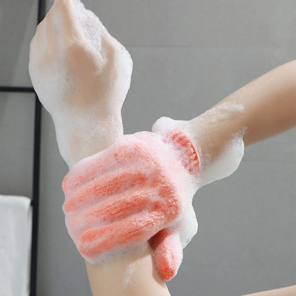 10-Pack Exfoliating Gloves for Body Scrub - Deep Cleaning Bath Mitts to Remove Dead Skin & Improve Blood Circulation - 10 Color Options - Perfect for Spa, Shower & Dry Brushing Routine
