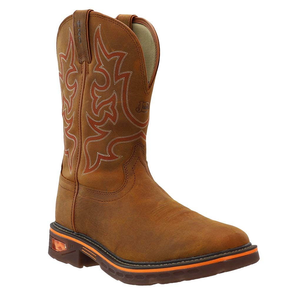 JOW Men's Resistor Sq Work Boots - Steel Toe, Waterproof, Slip Resistant - Perfect for Construction, Warehouse & Outdoor Work
