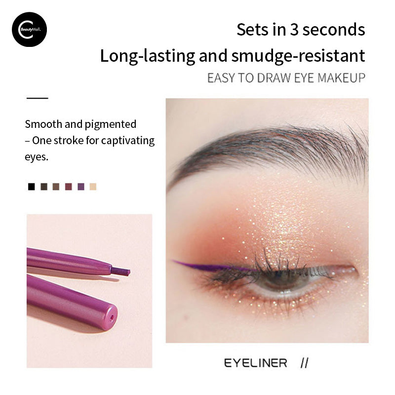 NOVO Precision Eyeliner Pencil - Waterproof & Smudge Proof Eye Liner for Long Lasting Makeup - Perfect for Everyday Wear, Party & Special Occasions