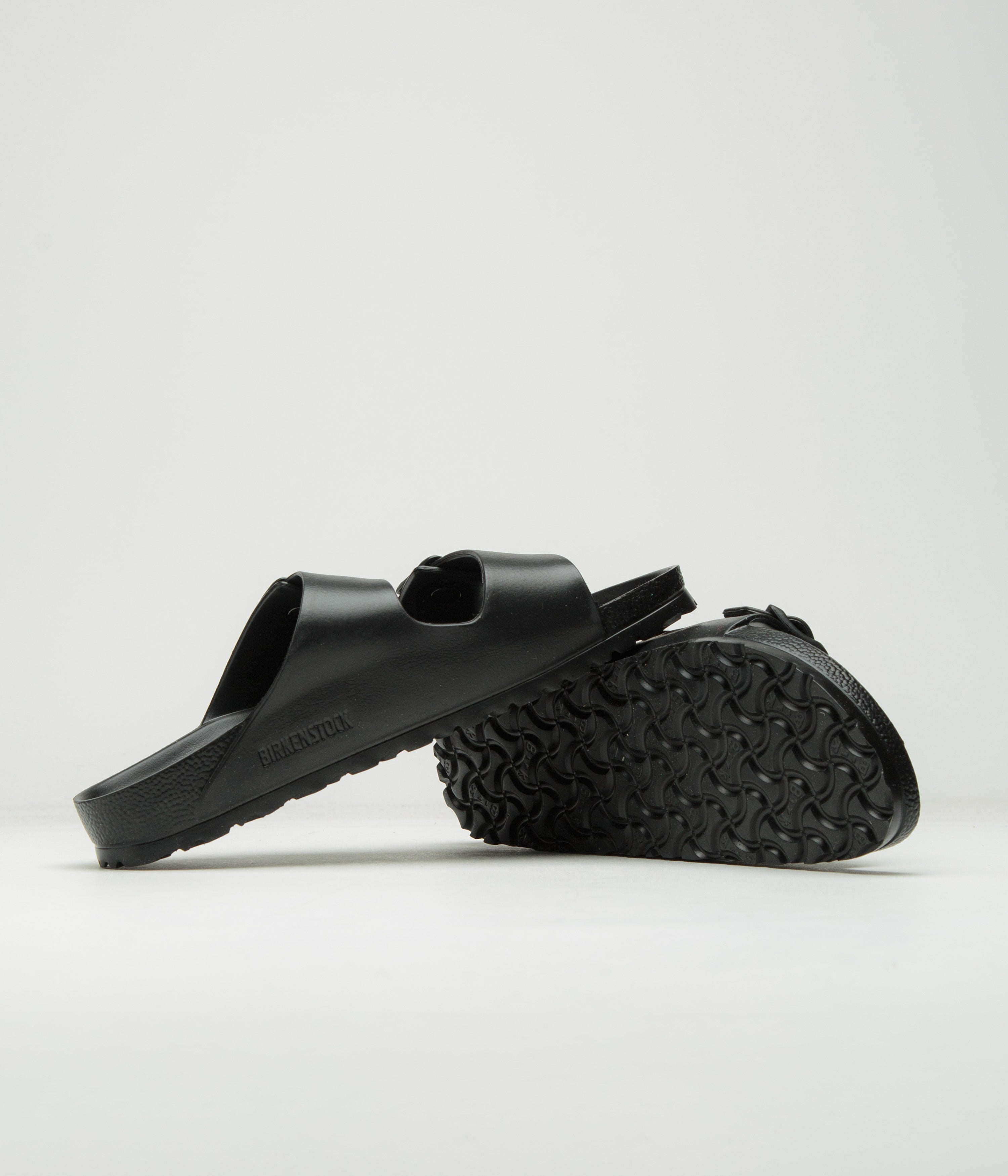 Birkenstock Arizona EVA Narrow Sandals for Women & Men - Lightweight Comfortable Slide Sandals - Black - Perfect for Beach, Pool, and Summer Outdoor Activities