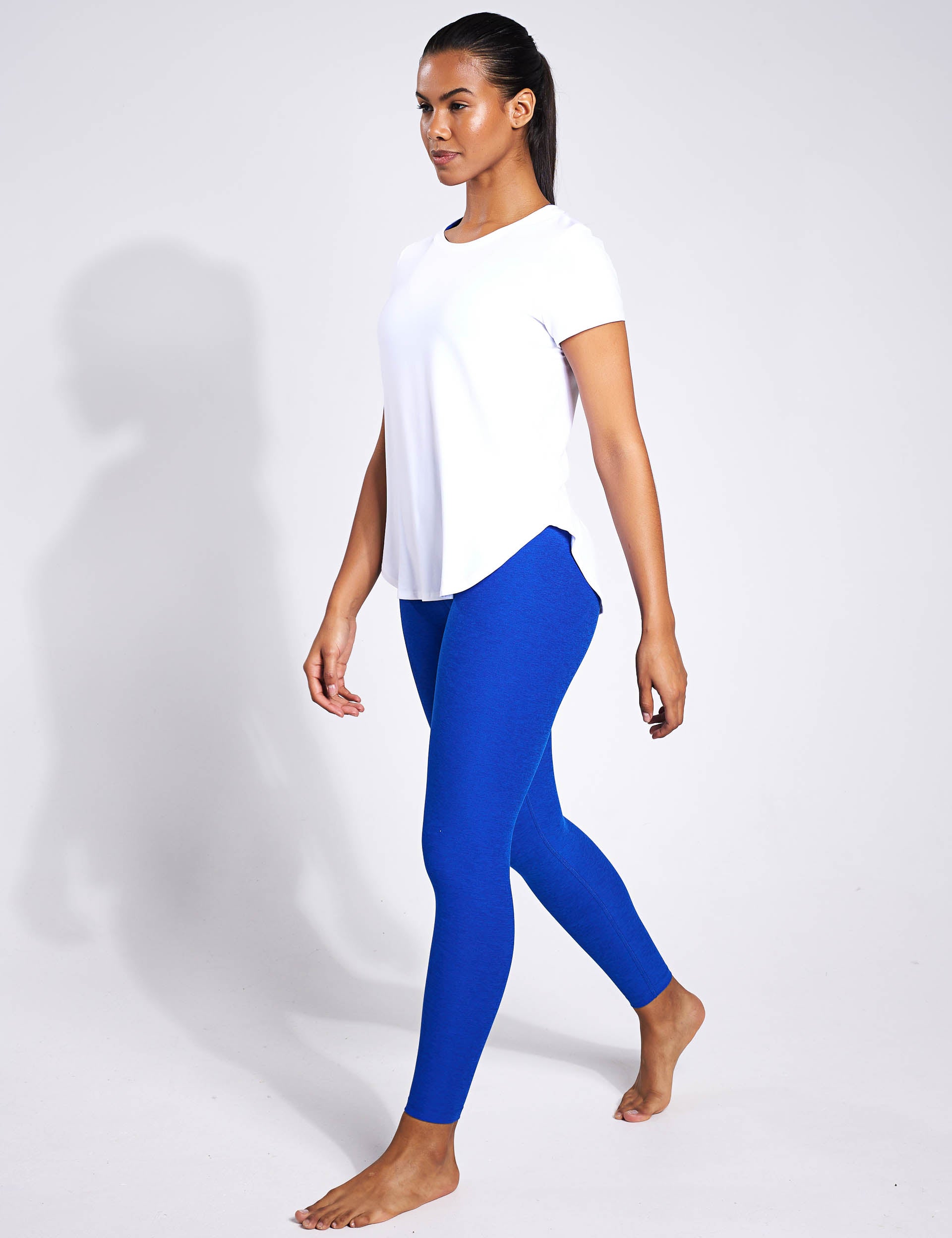 Featherweight On the Down Low T-Shirt - Ultra Lightweight Cotton Tee in Cloud White | Perfect for Casual Wear, Gym & Everyday Comfort