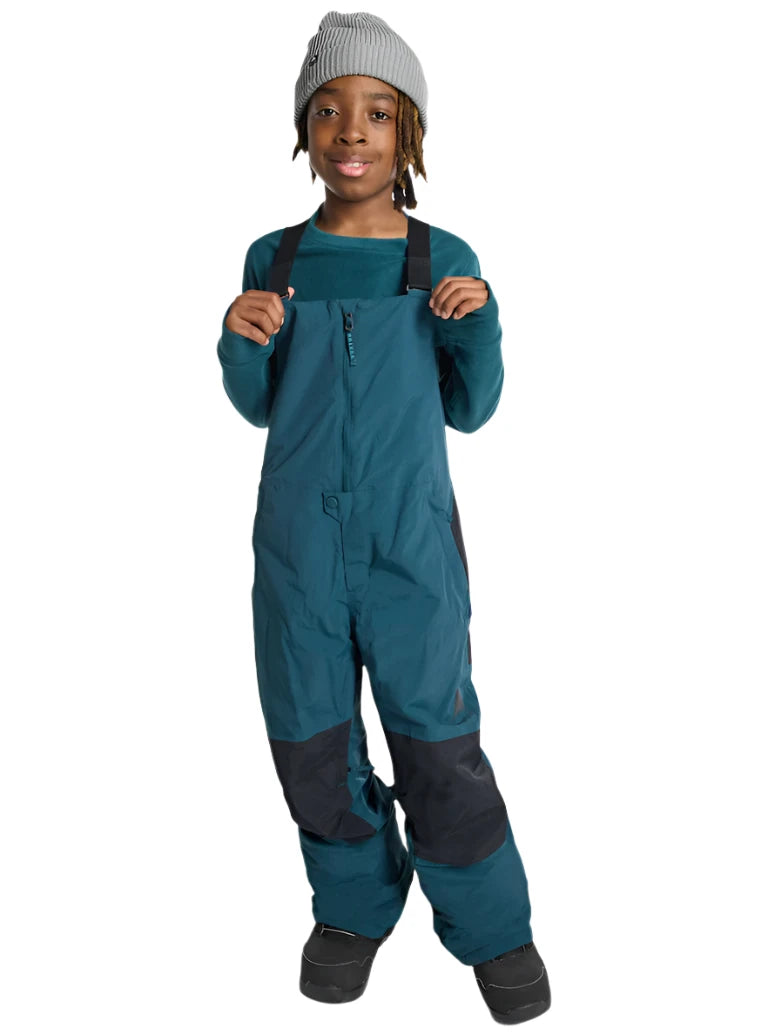 Burton Junior's Skylar 2L Waterproof Snow Bib Pants for Kids 2025 - Warm Winter Ski & Snowboard Gear for Boys & Girls