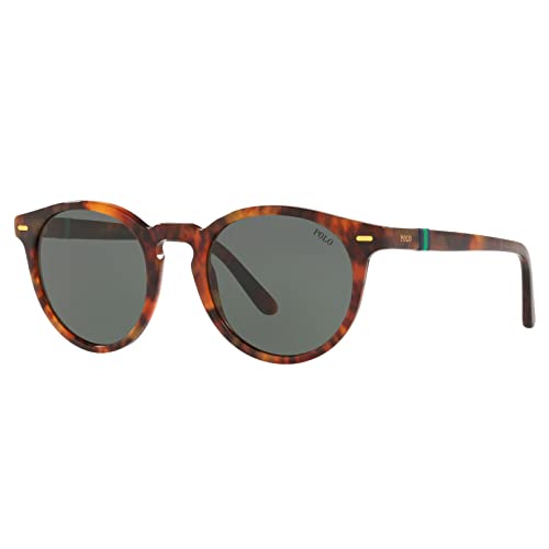 Polo Ralph Lauren PH4151 Round Polarized Sunglasses for Men & Women - UV Protection, Classic Aviator Style - Perfect for Driving, Travel & Outdoor Activities