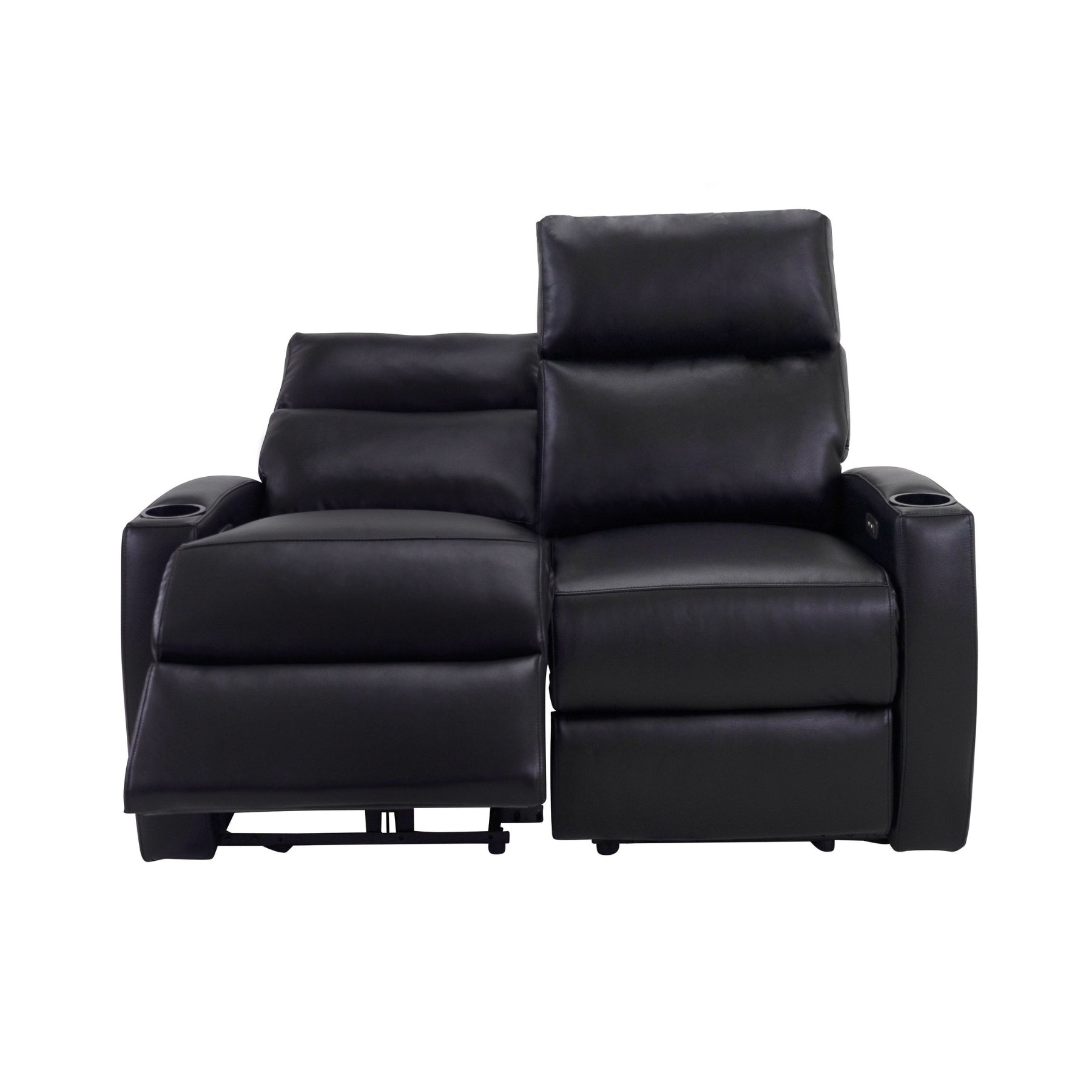 RowOne Galaxy II Recliner Theater Seating - Premium Home Cinema Sofa with Cup Holders & USB Charging | Perfect for Movie Nights & Gaming Setup
