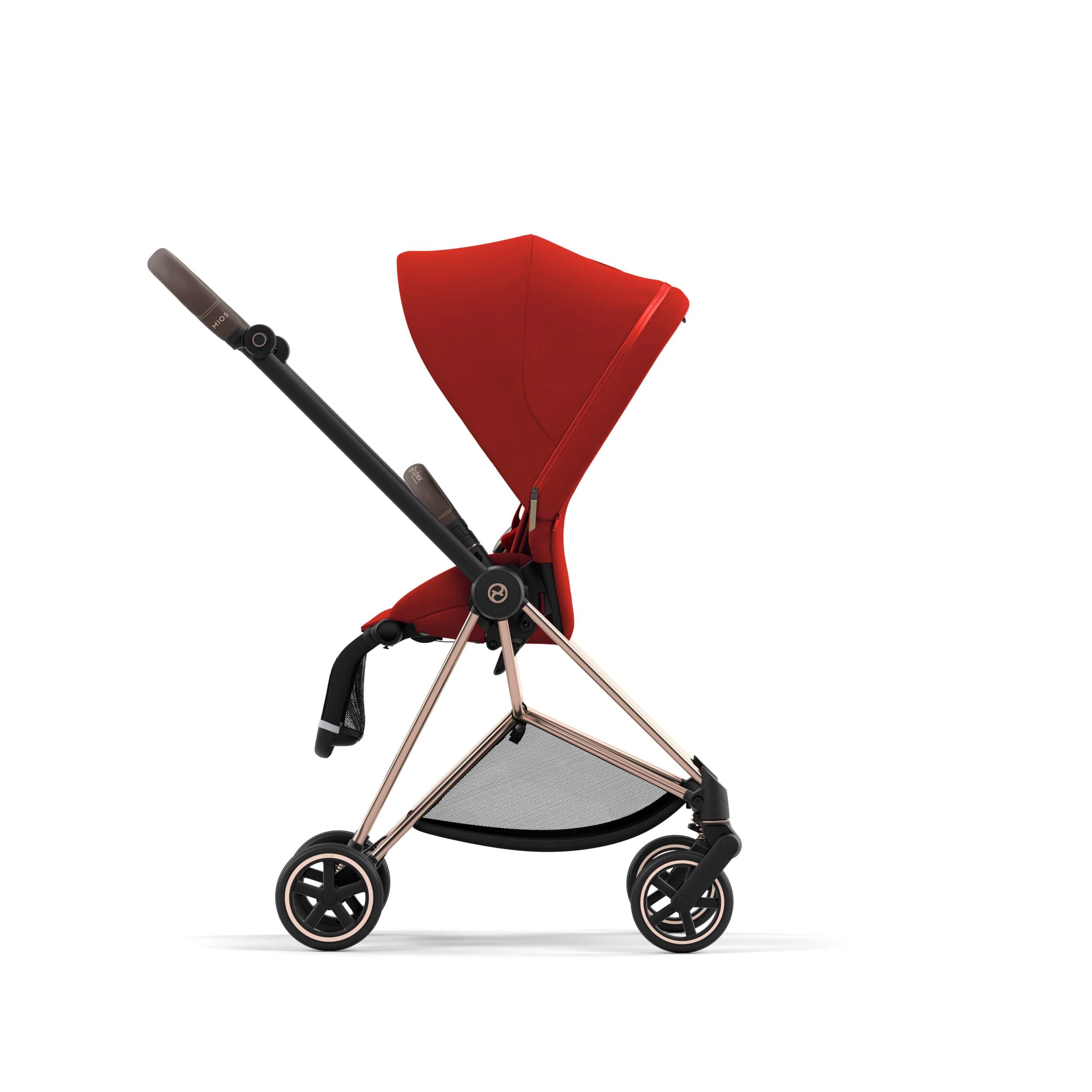 Cybex Mios 3 Complete Stroller - Rose Gold & Brown Luxury Baby Stroller with Reversible Seat | Perfect for Urban Travel, Shopping & Family Outings