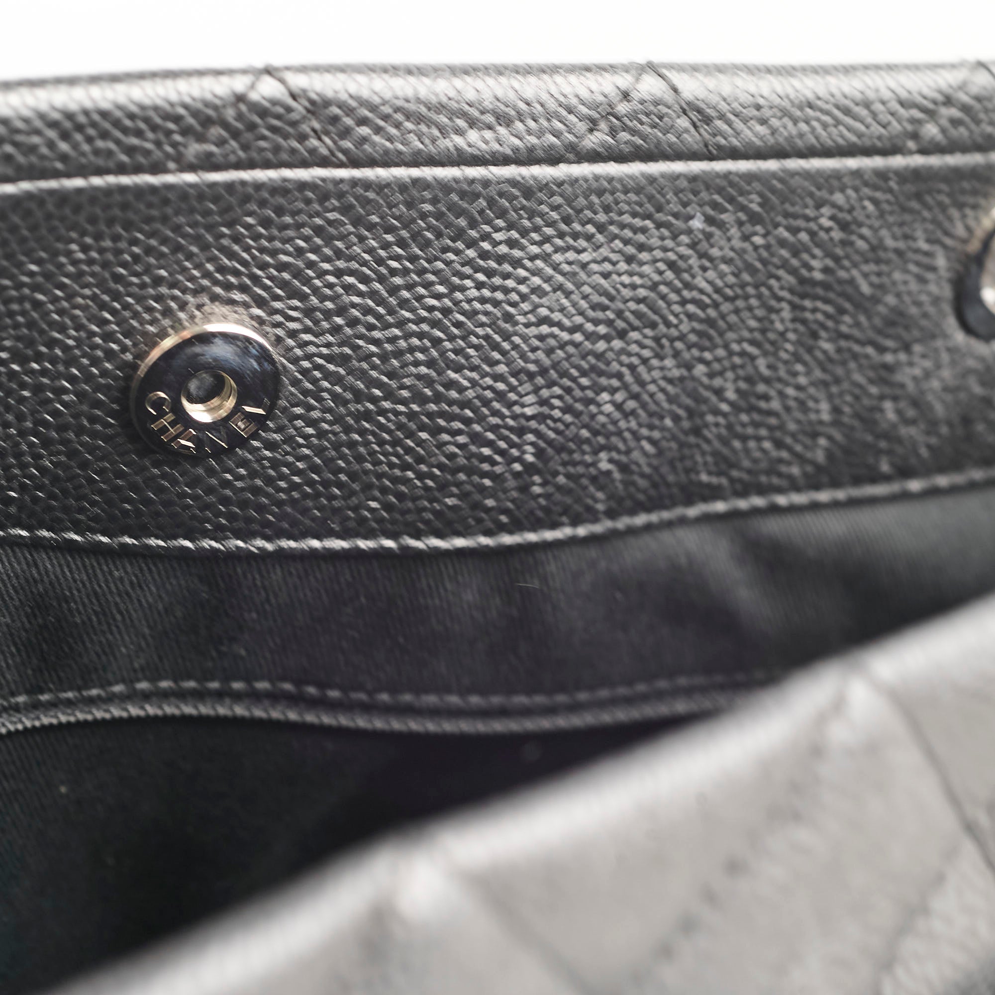 Chanel CC Logo Caviar Leather Black Shoulder Bag - 17 Series Luxury Handbag for Women | Perfect for Work, Evening Events & Special Occasions