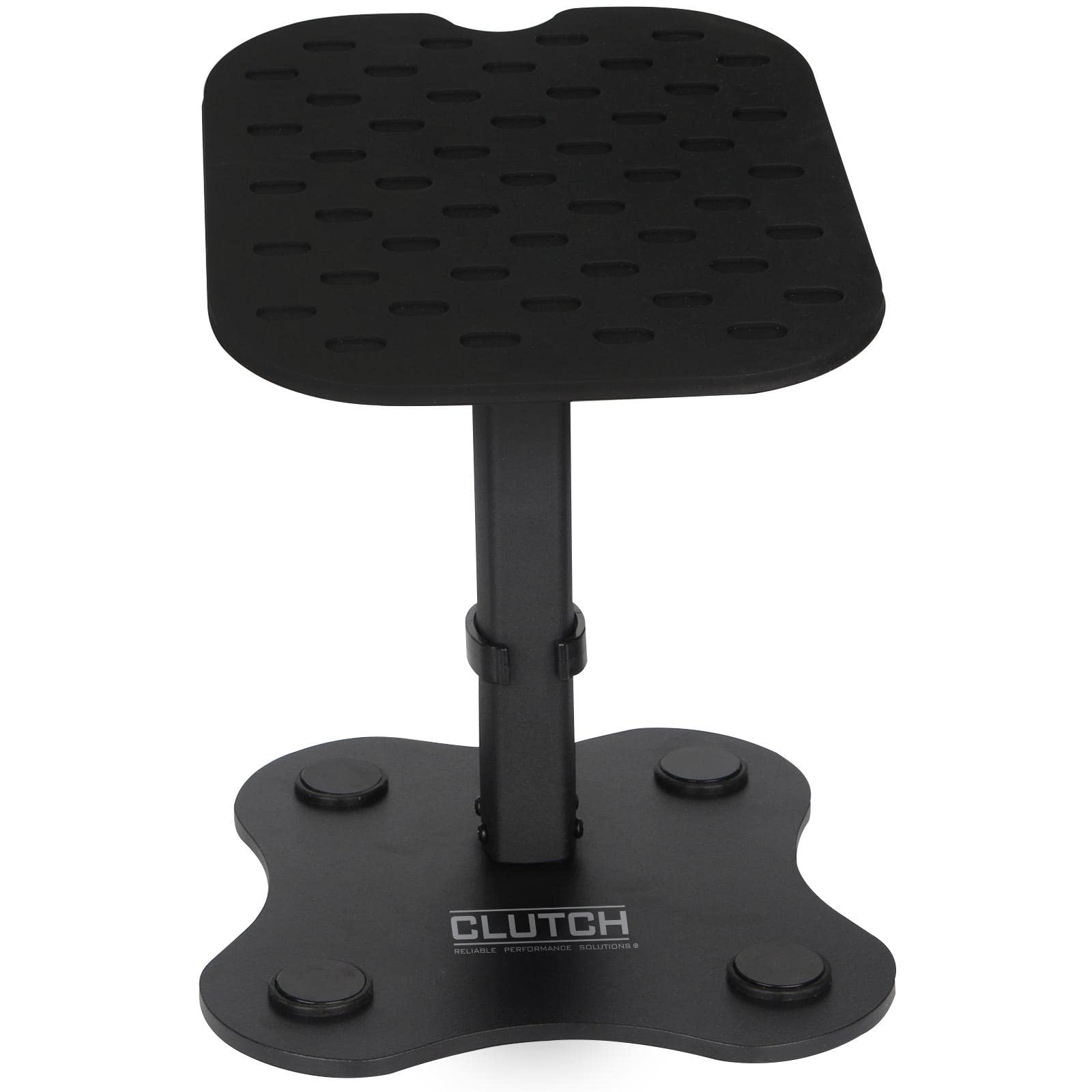 Adjustable Studio Monitor Speaker Stands for Desktop - Pair of Green Height-Adjustable Clutch Pack - Perfect for Home Studios, Gaming Setups & Music Production