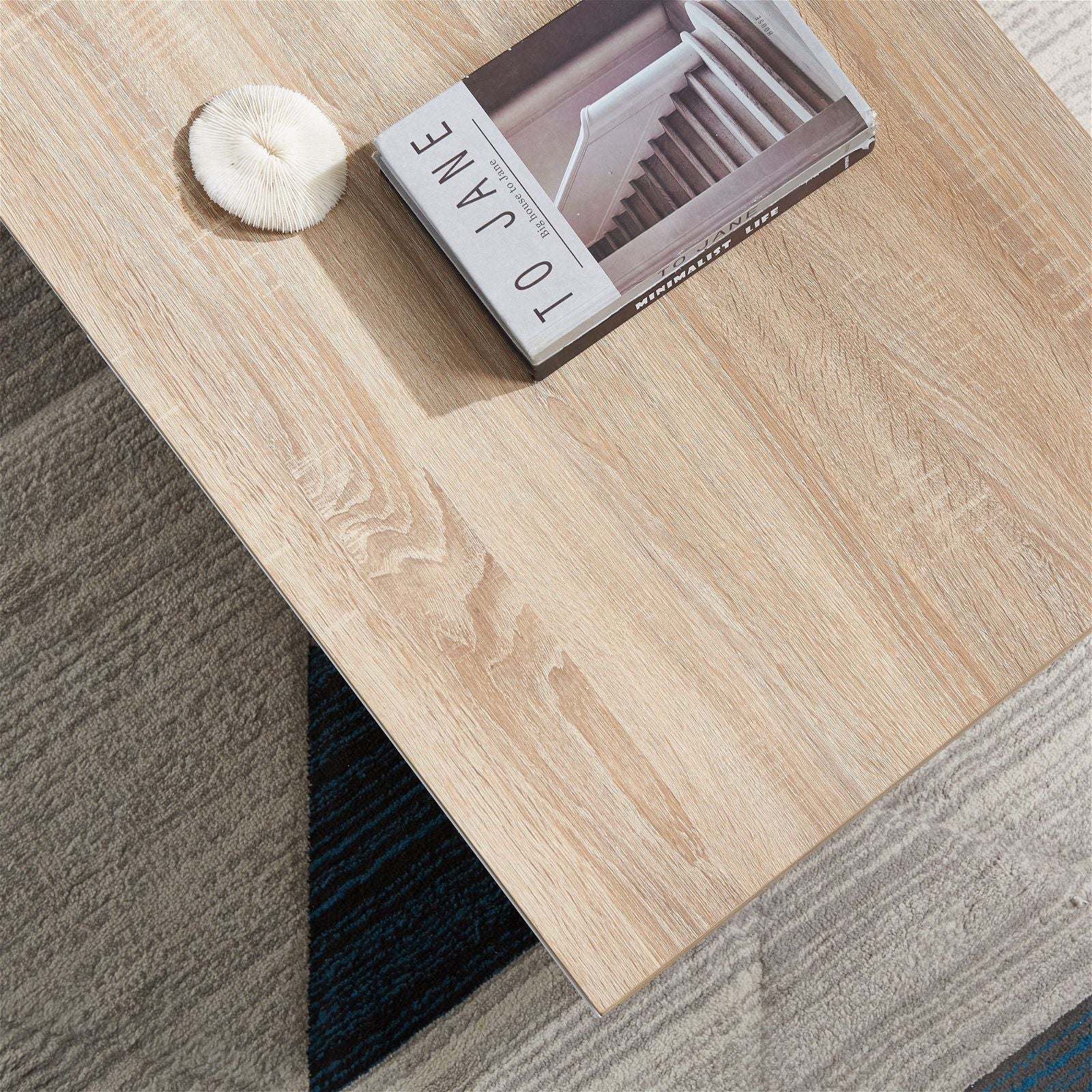 Criterion Silverton Solid Oak Coffee Table - Modern Living Room Furniture for Home Decor & Relaxation