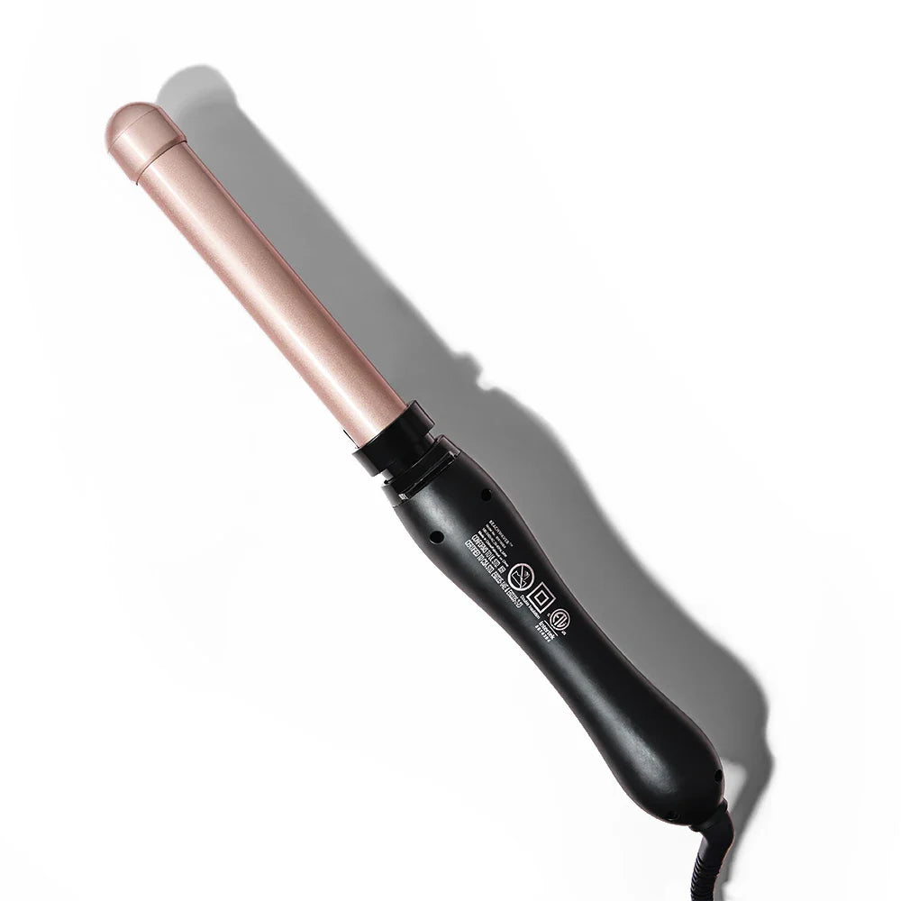 Professional 360° Rotating Curling Iron Wand - Auto Rotating Hair Curler for Beach Waves, Loose Curls & Voluminous Styles - Perfect for Home Use, Salon Styling & Travel