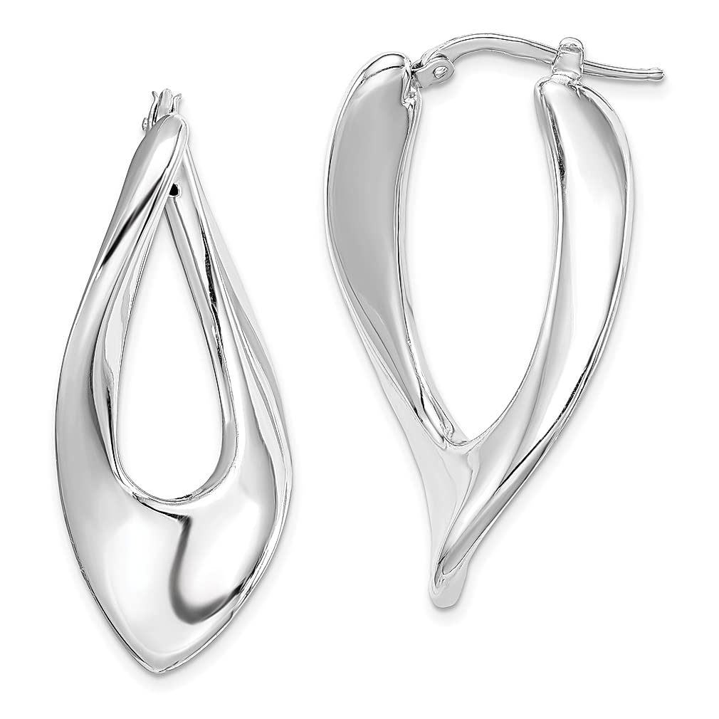 925 Sterling Silver Twisted Hoop Earrings for Women - Dainty & Elegant Hoop Earrings Set - Perfect Gift for Her - Ideal for Everyday Wear, Date Night & Special Occasions