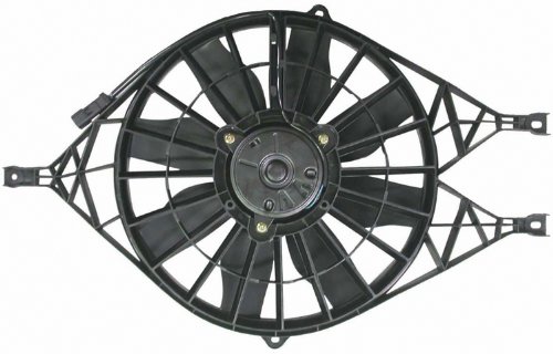 Dodge Durango Replacement AC Condenser Radiator Cooling Fan & Shroud Assembly - QP D7222-A | Perfect for AC Repair & Cooling System Maintenance