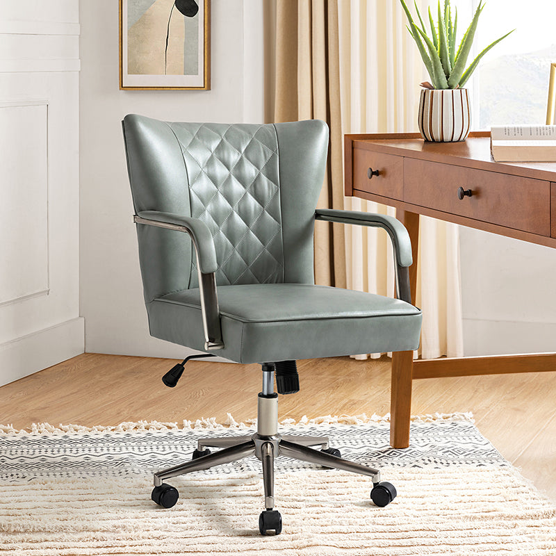 Egmont Waterproof 360 Degree Swivel Office Task Chair - Ergonomic Desk Chair for Home & Office Workspace, Gaming, and Study