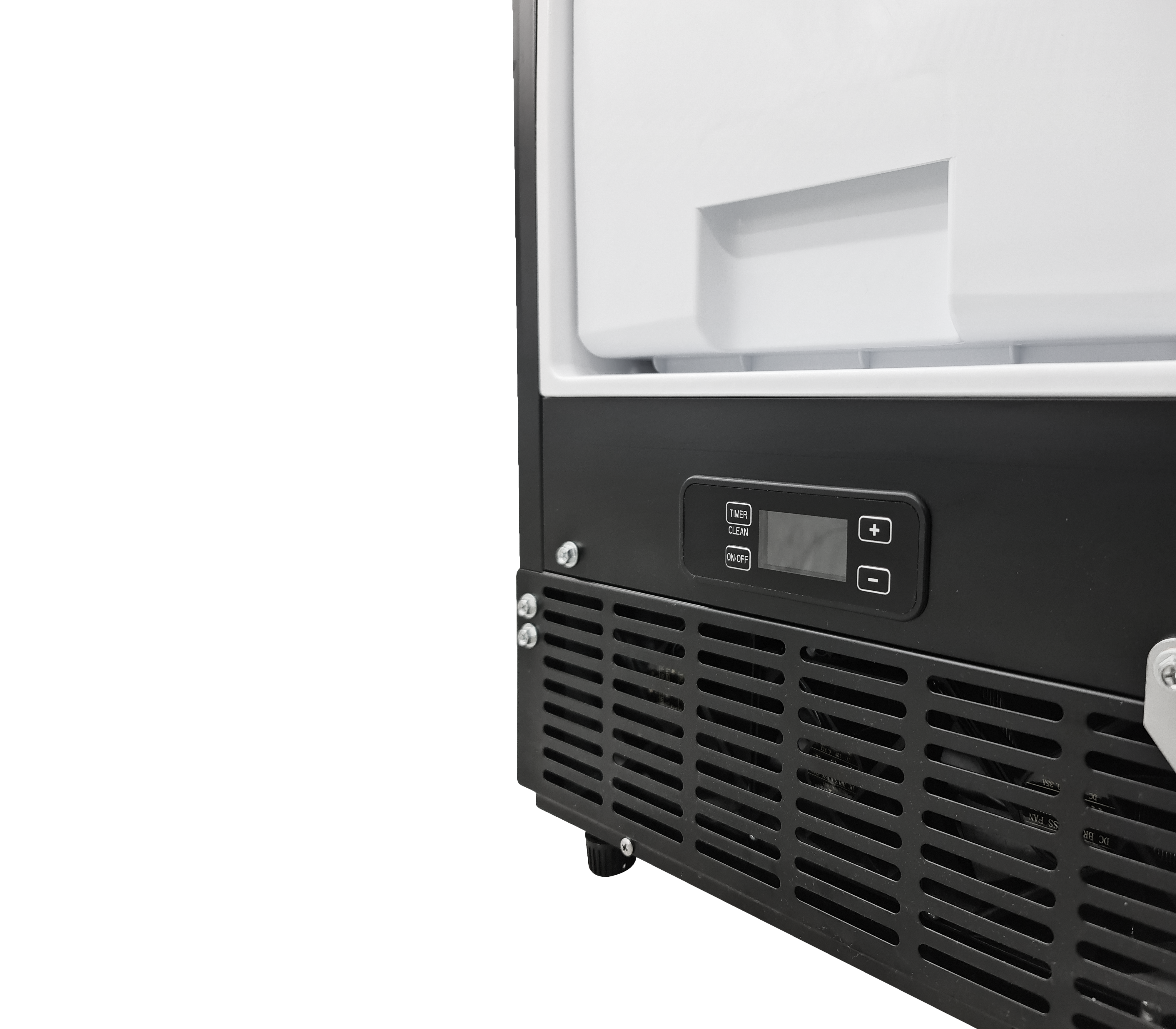 36kg/24hr Black Vetrux Ice Maker for Home, Bar, Restaurant & Party - Fast Ice Production, Energy Efficient