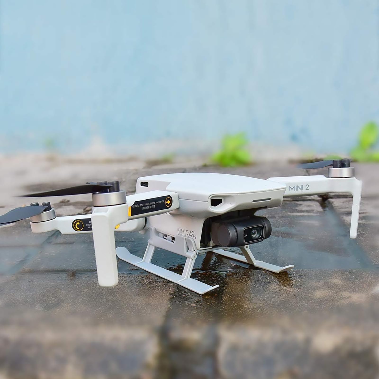 Tosiicop Mini 4K Foldable Quick Release Landing Gear Kit - Extended Leg Accessories for DJI Mini 2 SE/Mini 2/Mini SE/Mavic Mini Drones - Perfect for Aerial Photography & Outdoor Adventures
