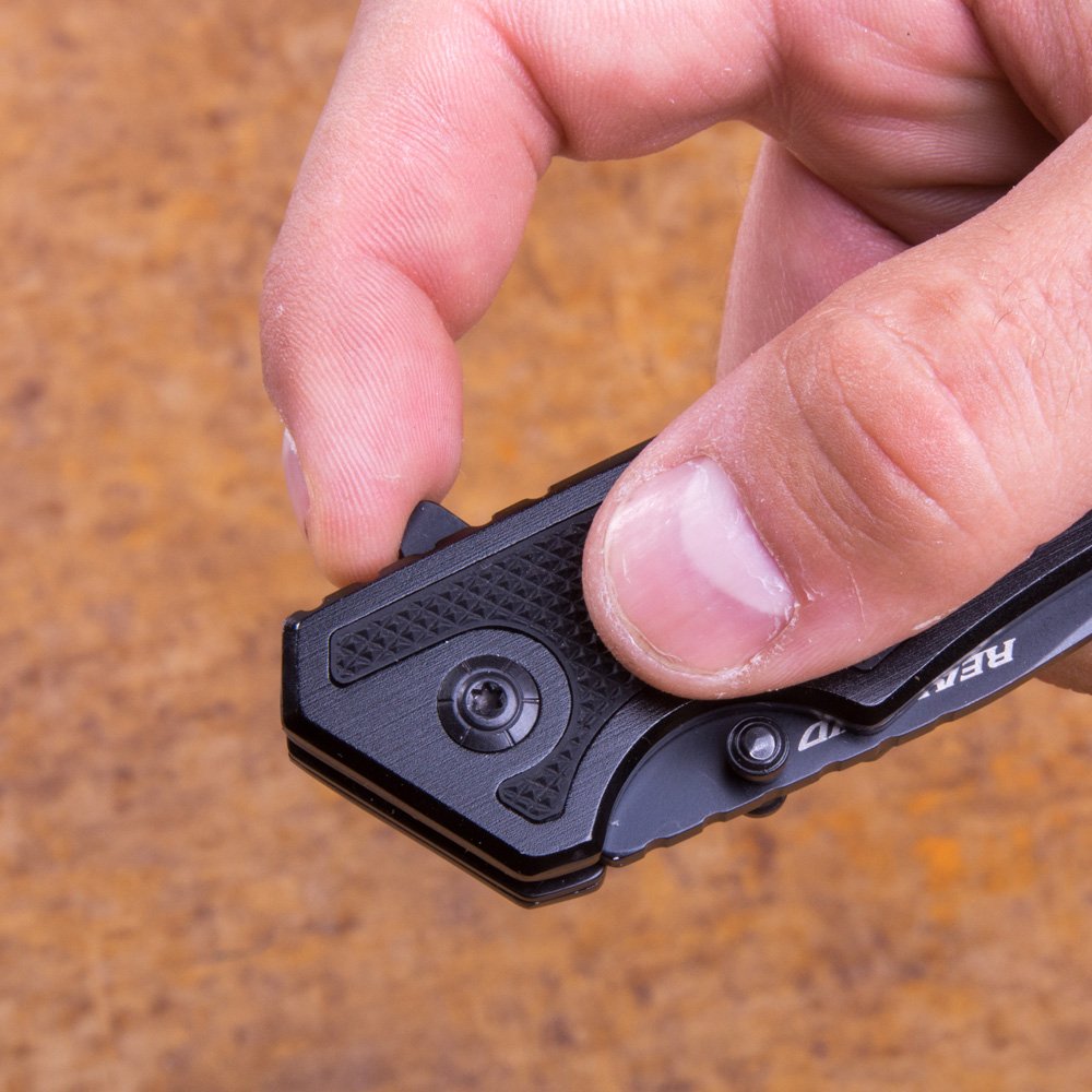 Real Avid COR-EDC Folding Knife - Premium Tactical Pocket Knife with Durable Stainless Steel Blade - Perfect for Camping, Hiking & Everyday Carry (EDC)